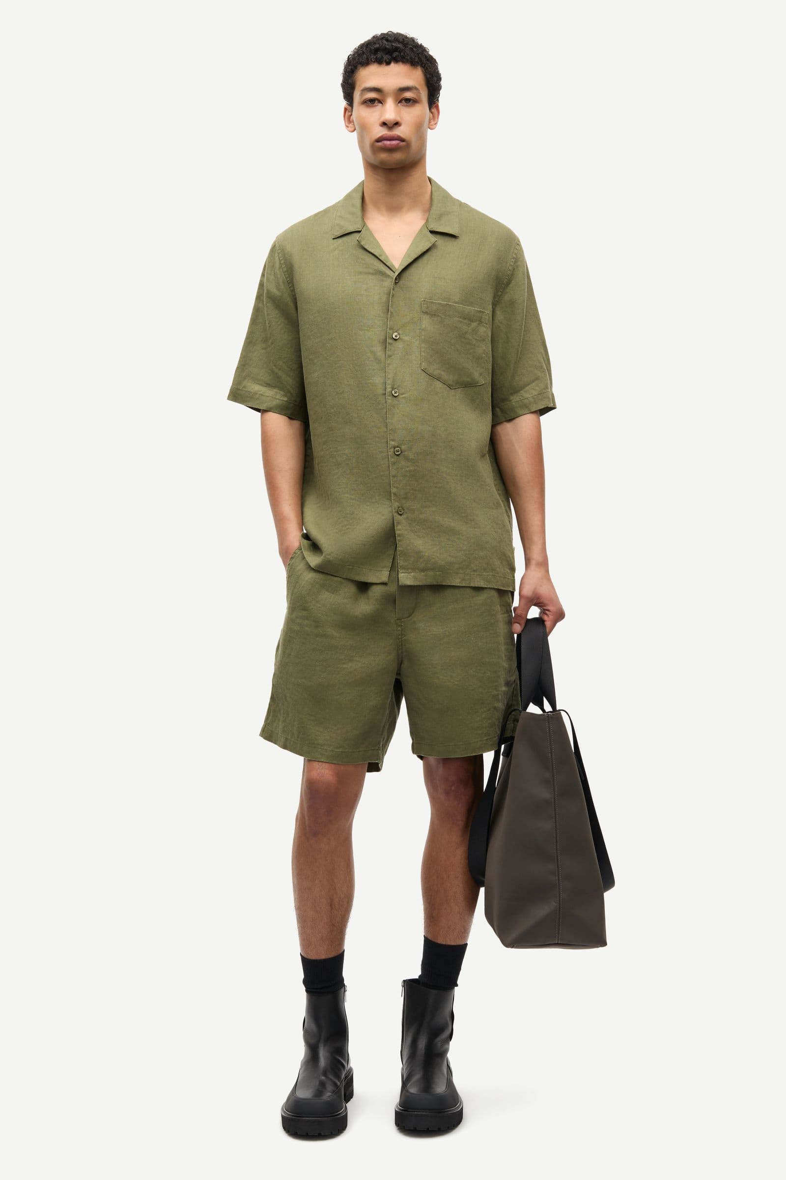 Sajabari shorts 14329 Burnt Olive