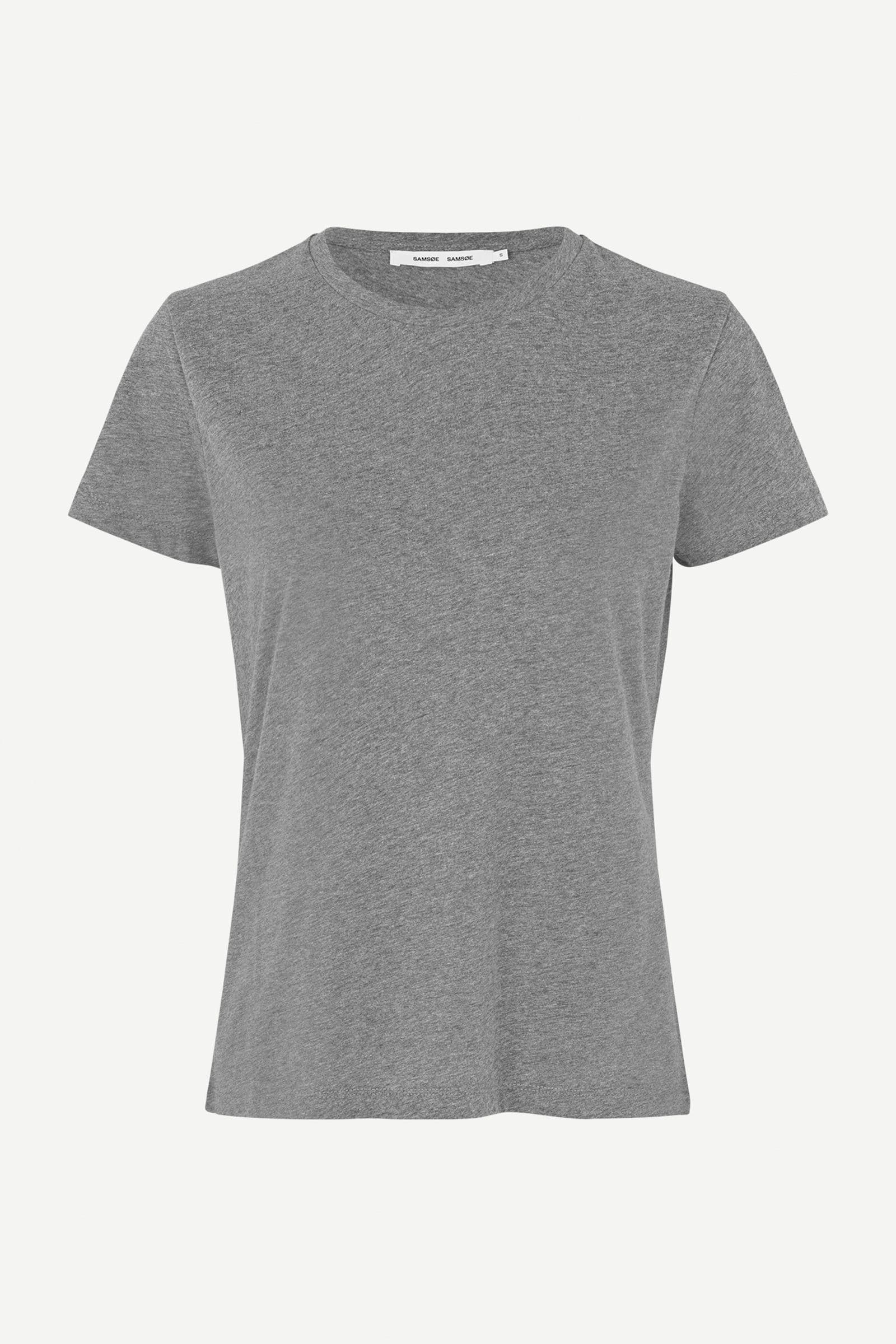 Solly tee solid 205 Dark grey mel.