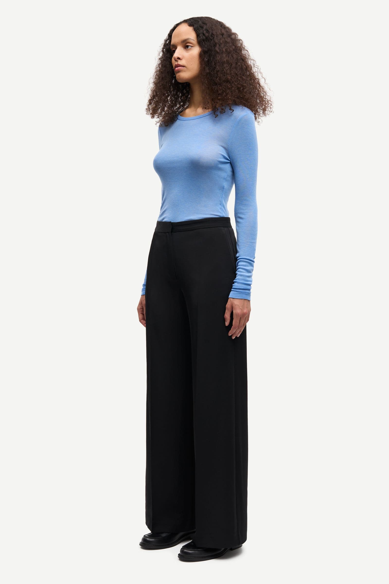 Sadou t-shirt ls 15499 Della Robbia Blue