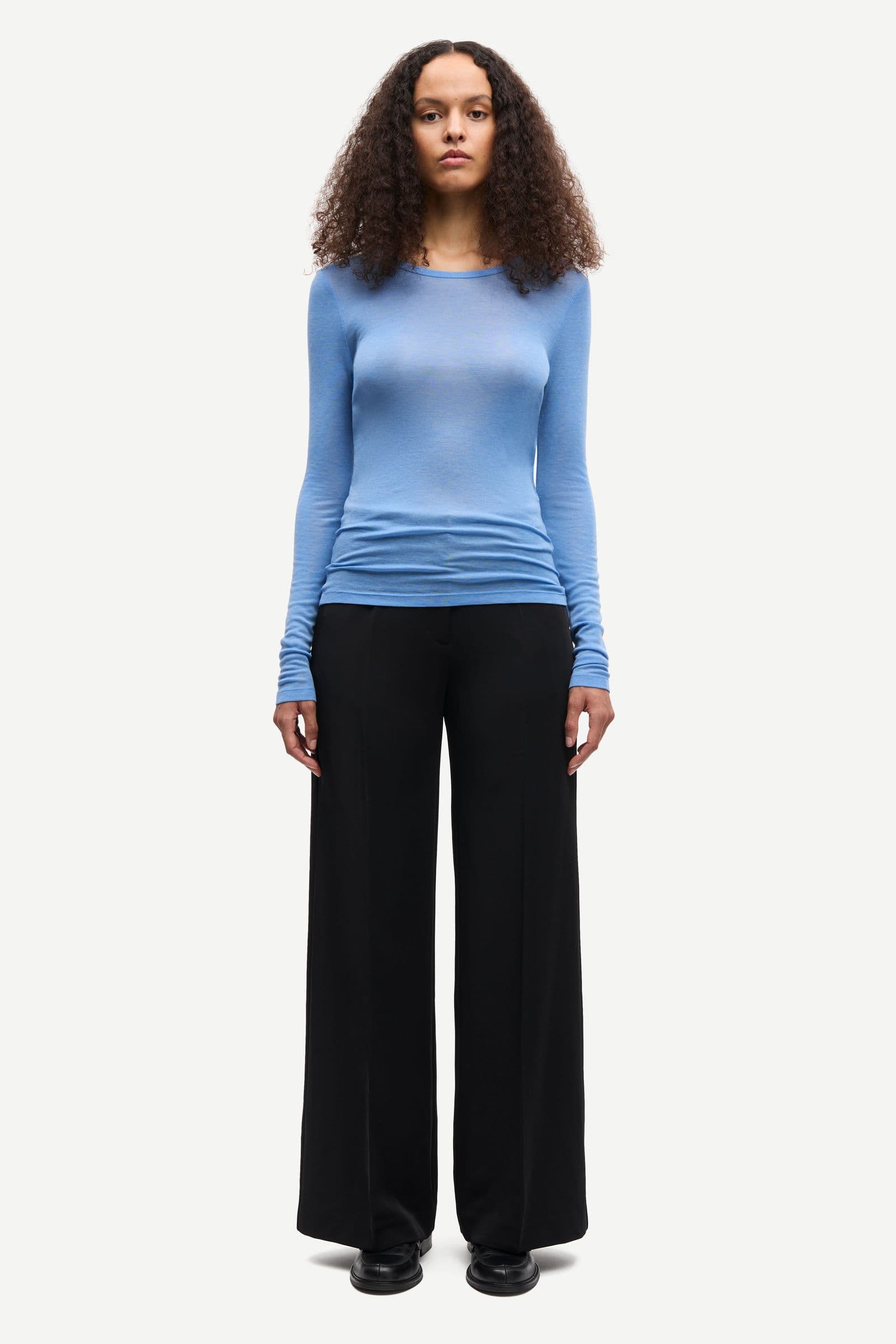 Sadou t-shirt ls 15499 Della Robbia Blue