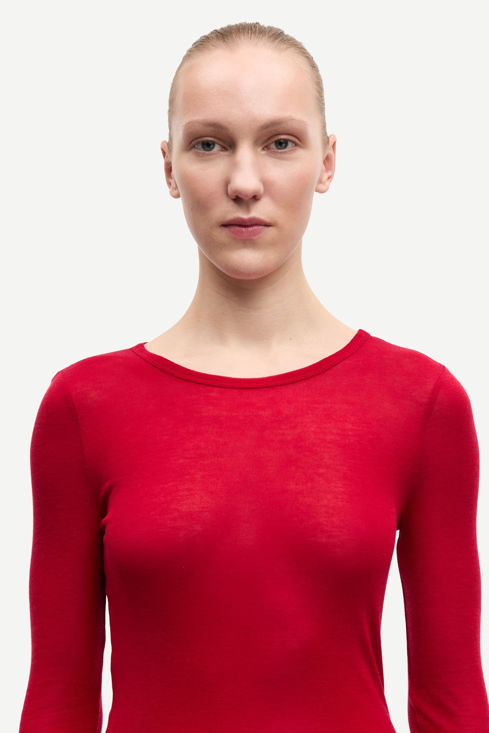 Sadou t-shirt ls 15499 Haute Red