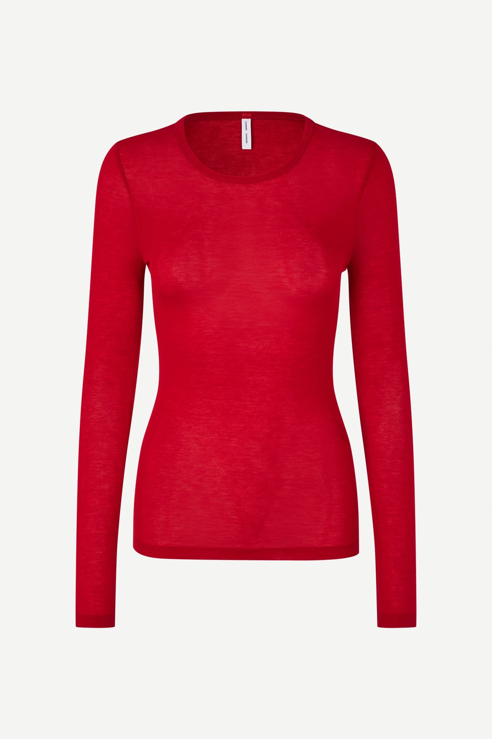 Sadou t-shirt ls 15499 Haute Red