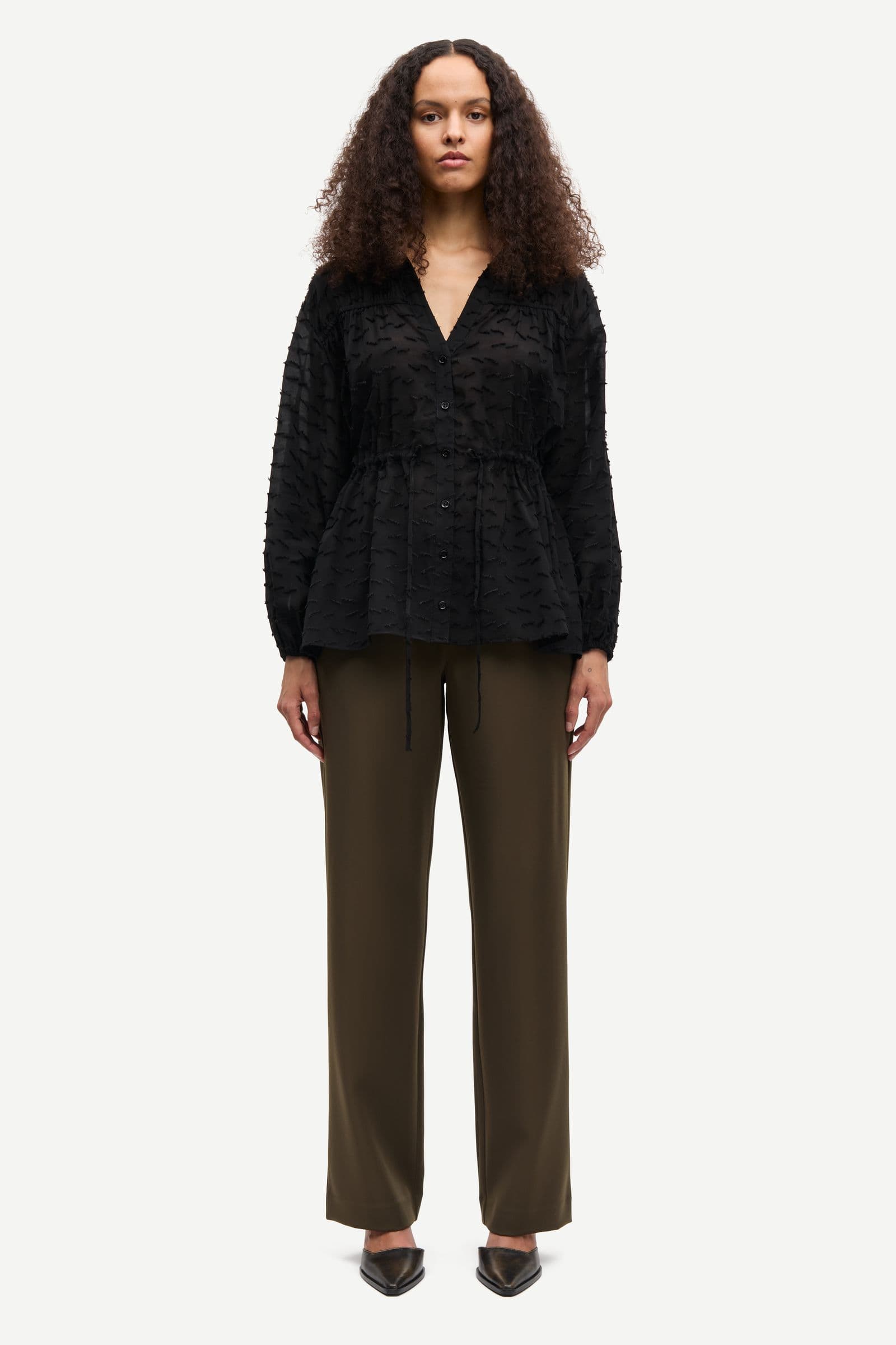 Hoys straight pants 7331 Deep Forest