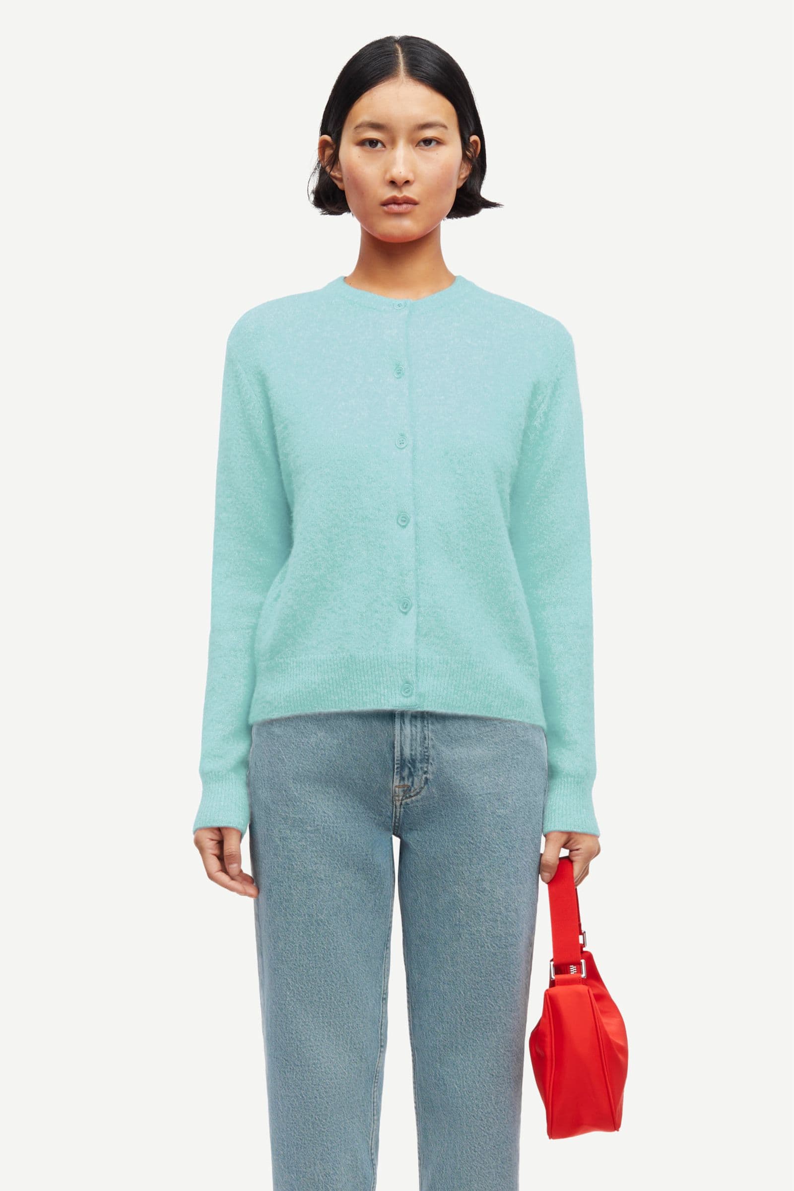 Nor short cardigan 7355 Blue Haze