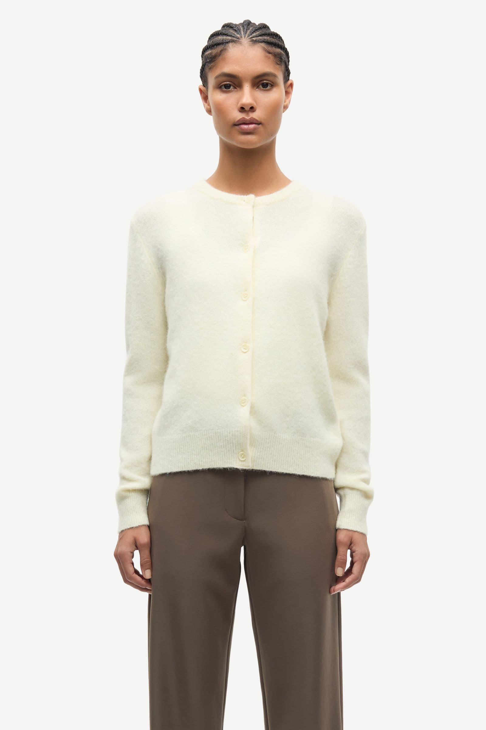 Nor short cardigan 7355 Ethereal Green