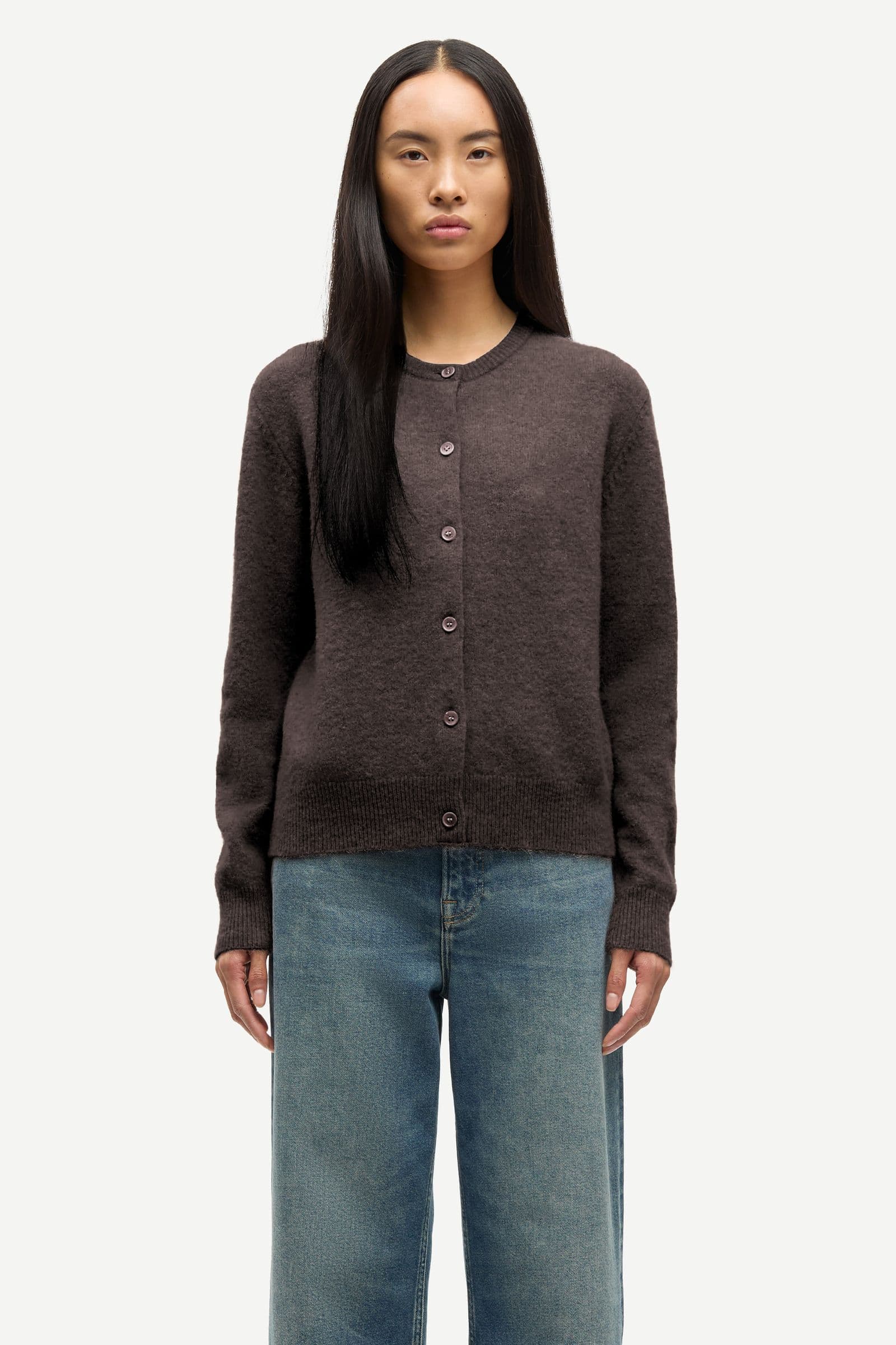 Nor short cardigan 7355 Black Coffee