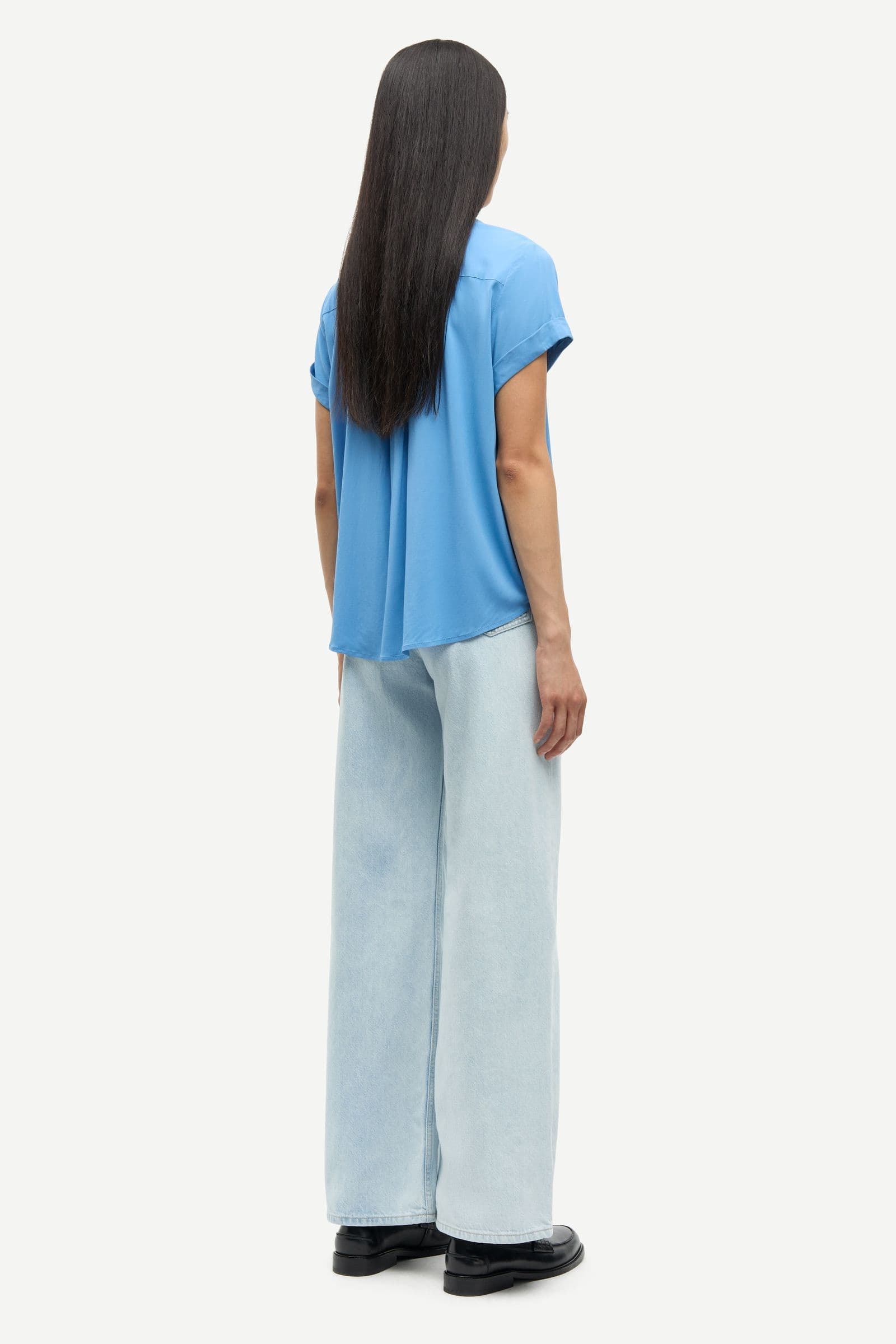 Majan ss shirt 9942 Blue Jasper