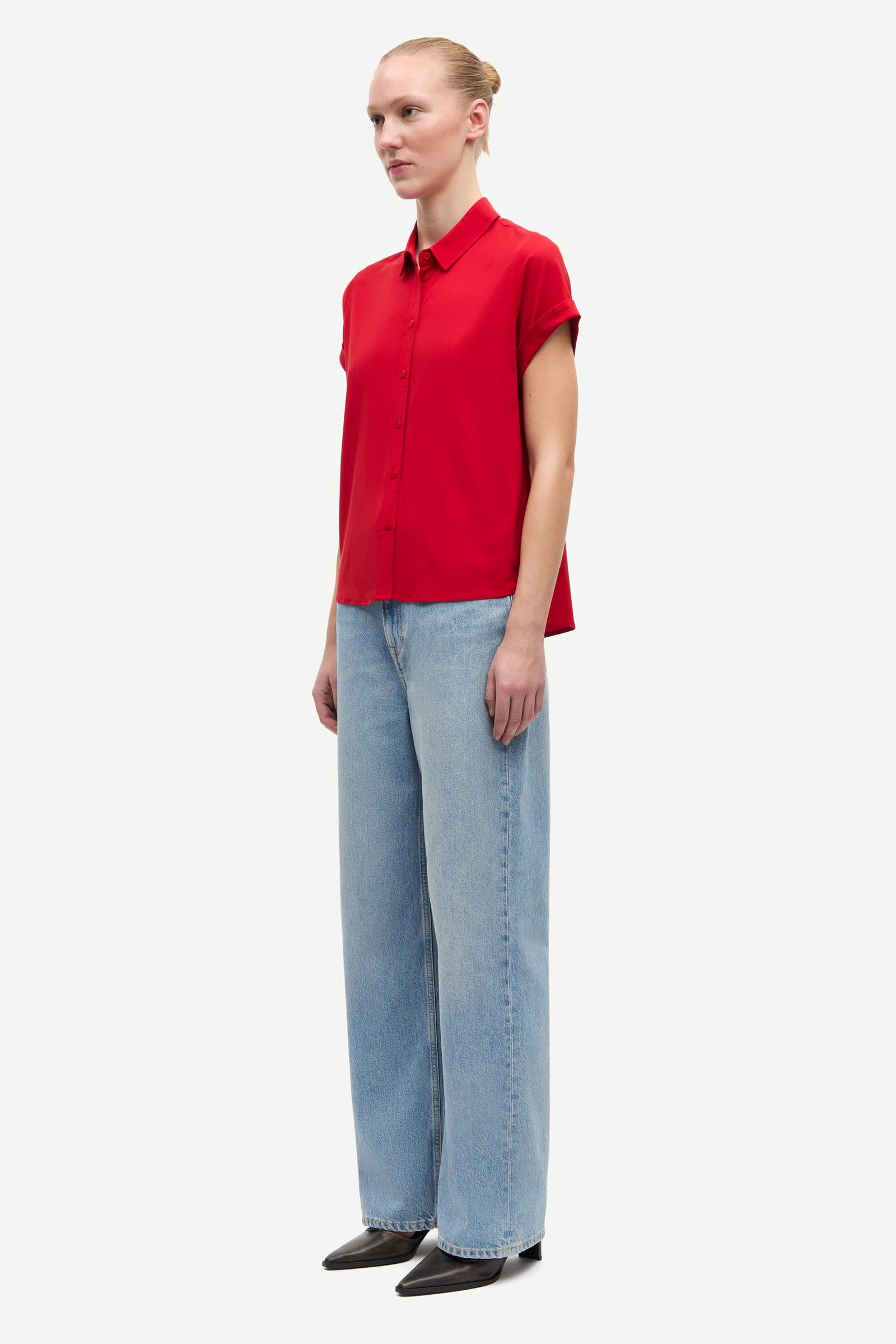 Majan ss shirt 9942 Haute Red