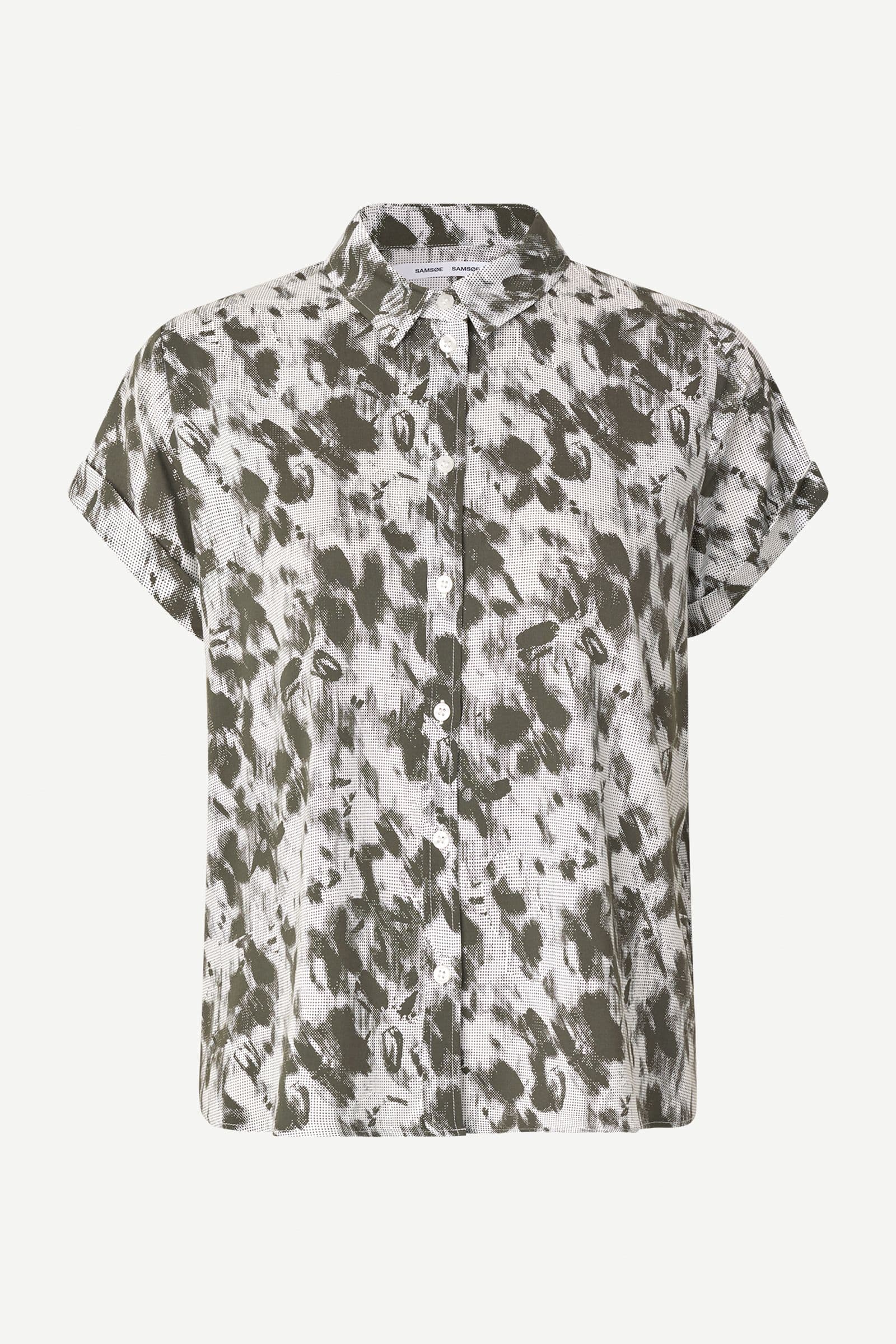 Majan ss shirt 9942 Blurred Flower Beluga