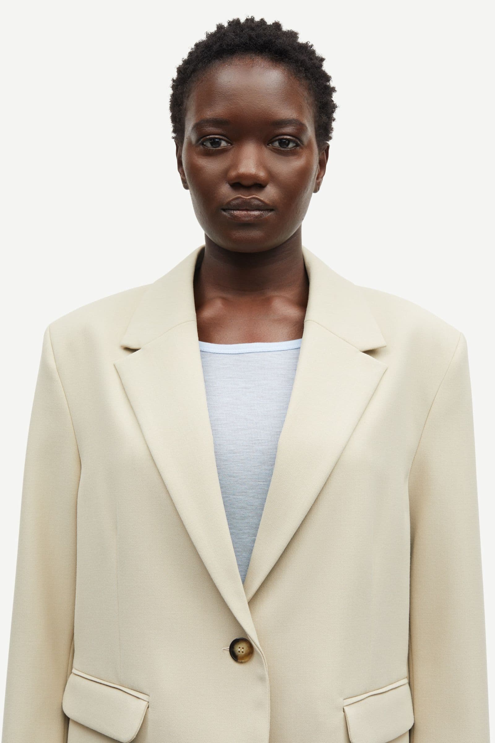 Haven blazer 13103 White Pepper