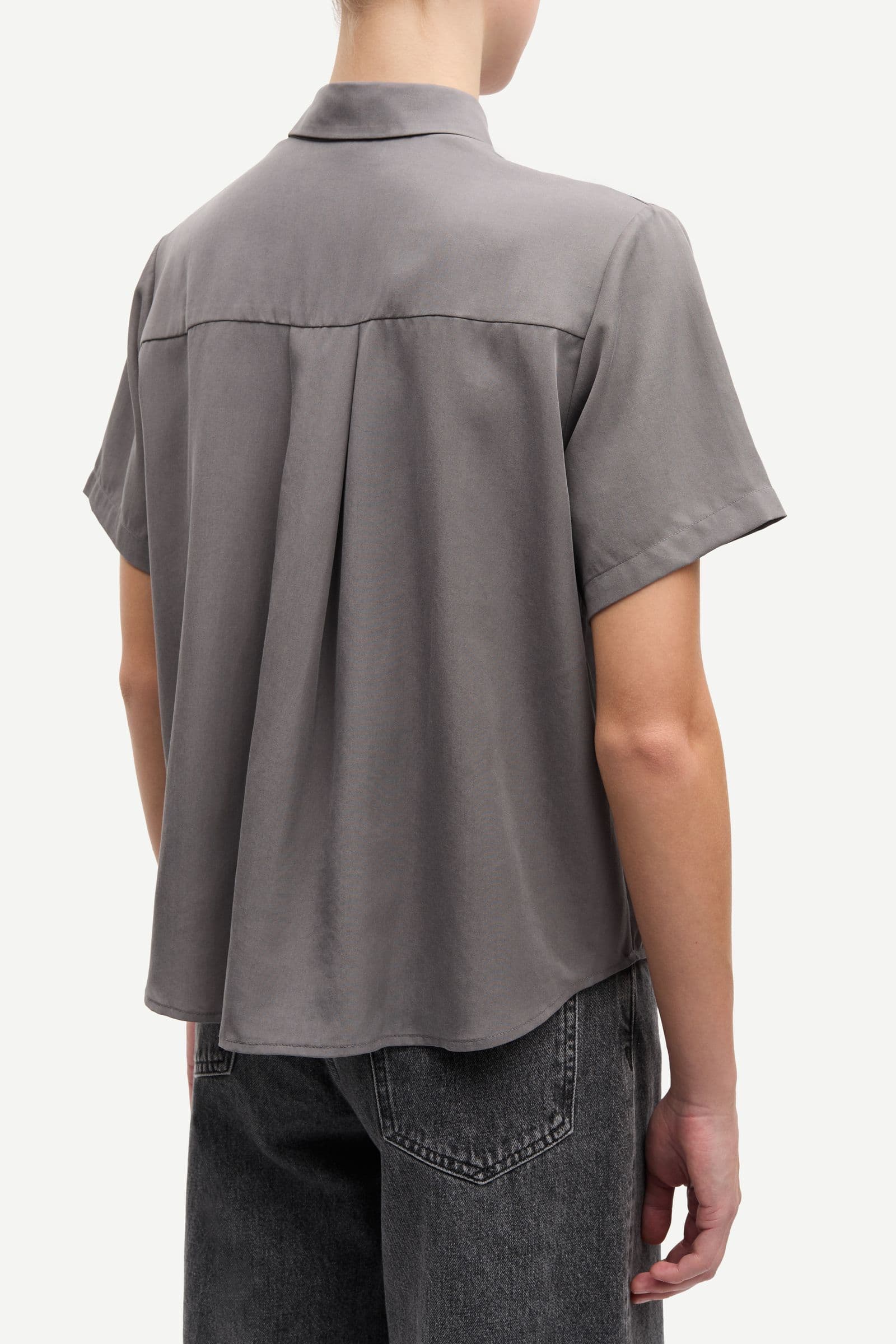 Mina ss shirt 14028 Dark Gull Gray