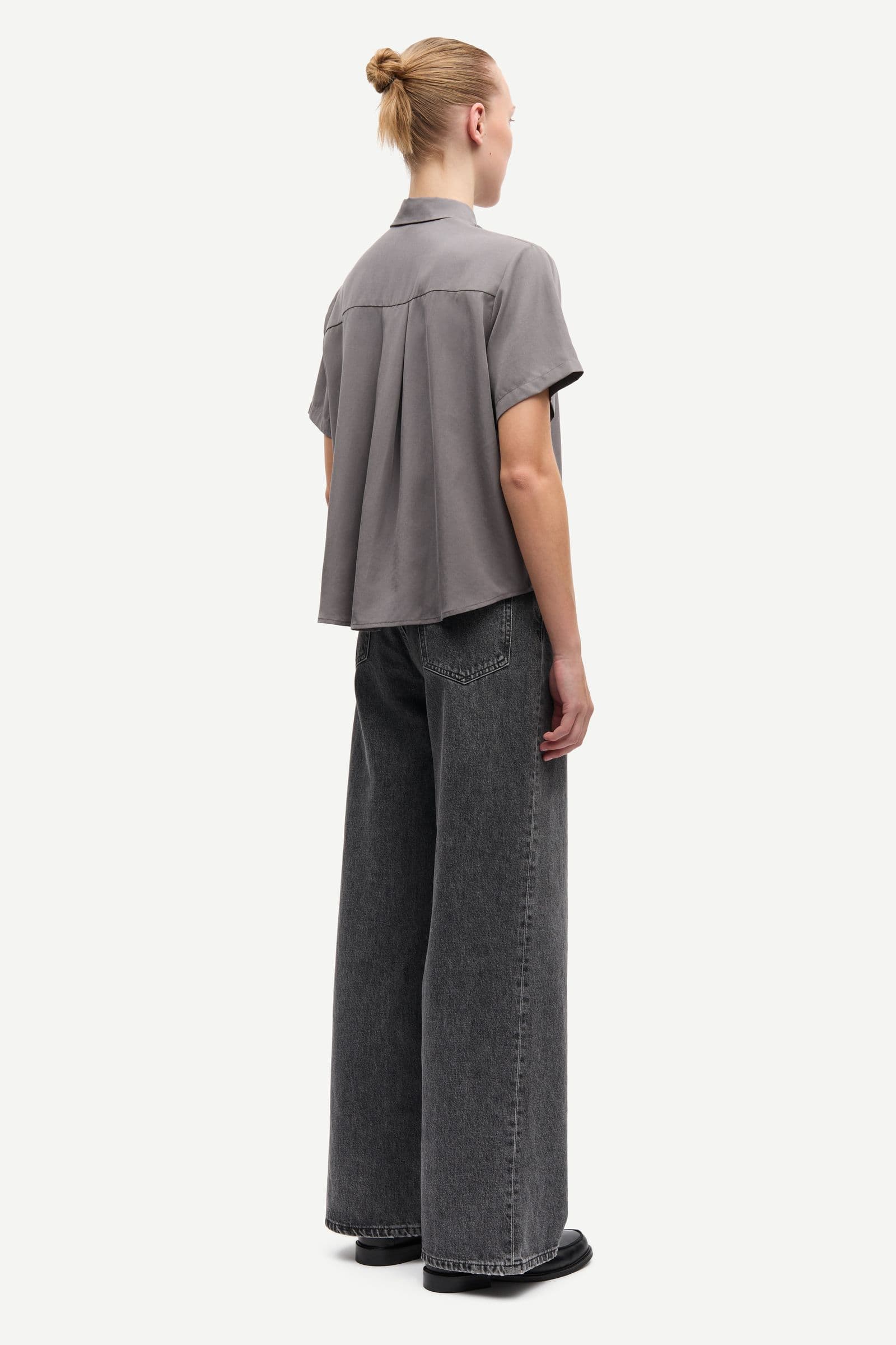 Mina ss shirt 14028 Dark Gull Gray