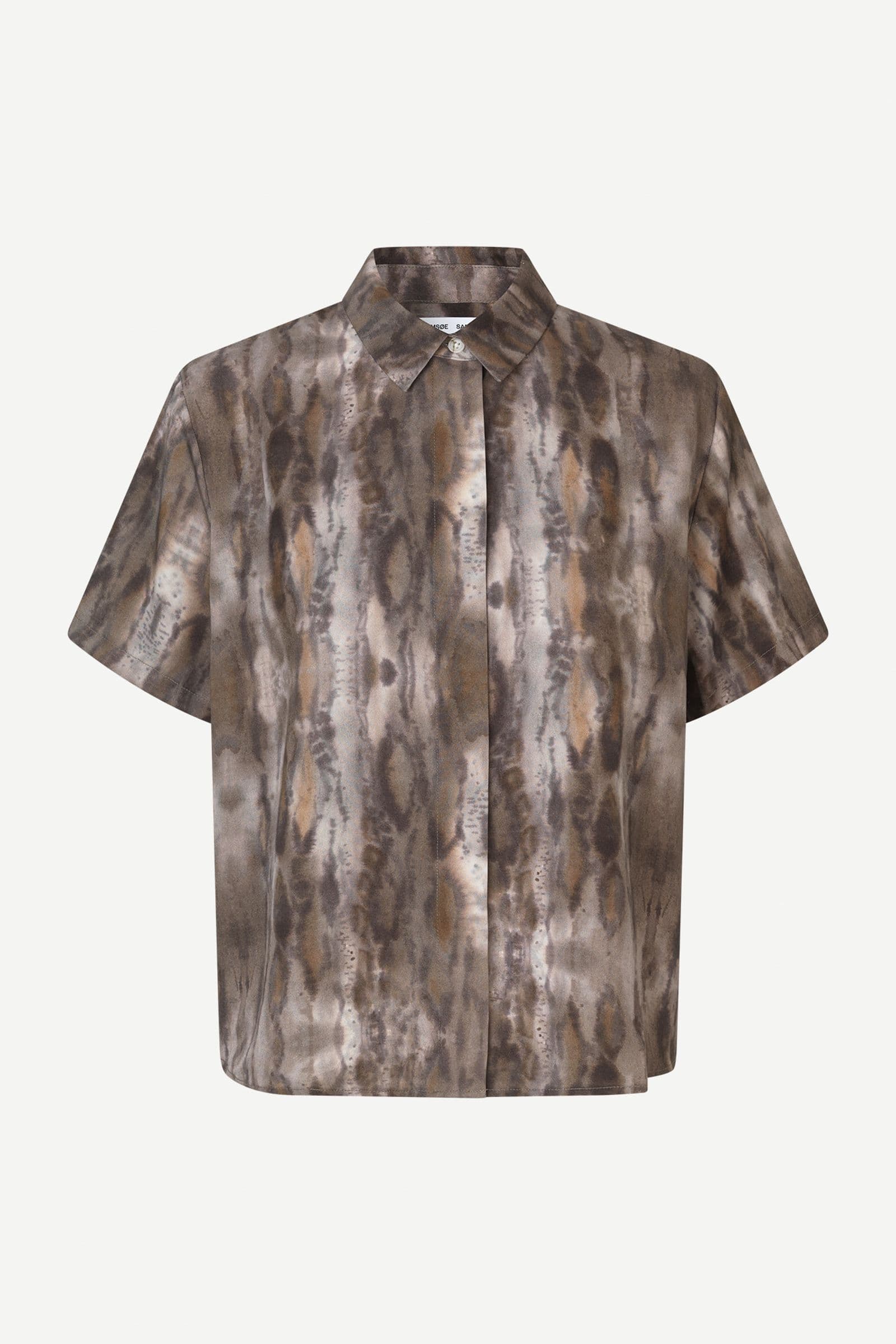 Mina ss shirt 14028 Aquarel Animal Greige