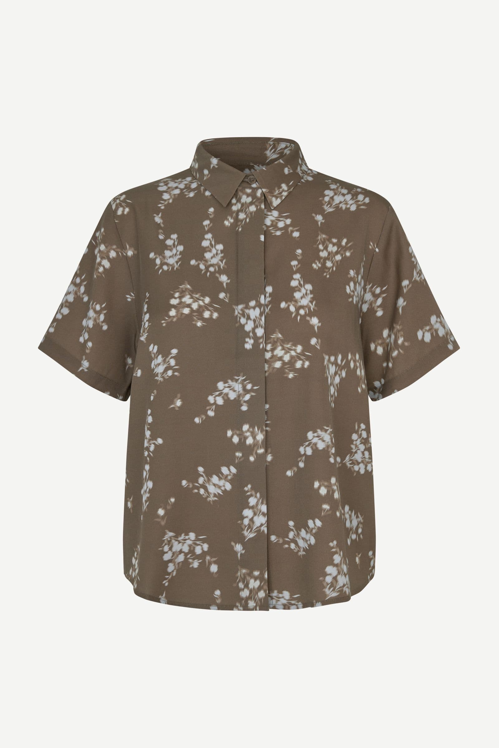 Mina ss shirt 14028 Blooming Brown