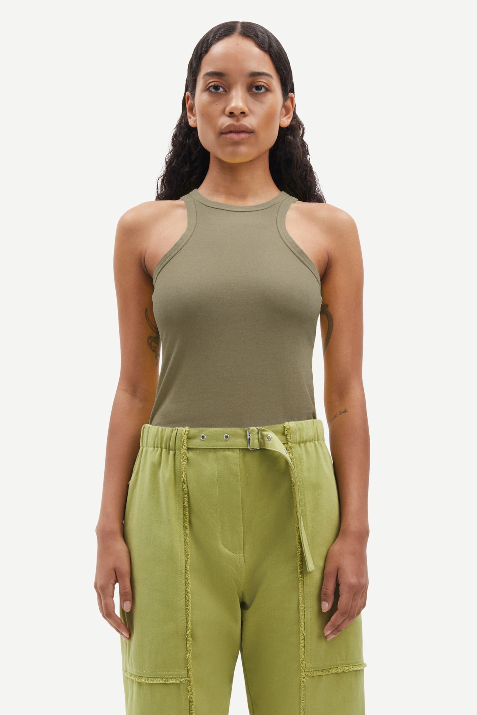 Helene tank top 11725 Vetiver