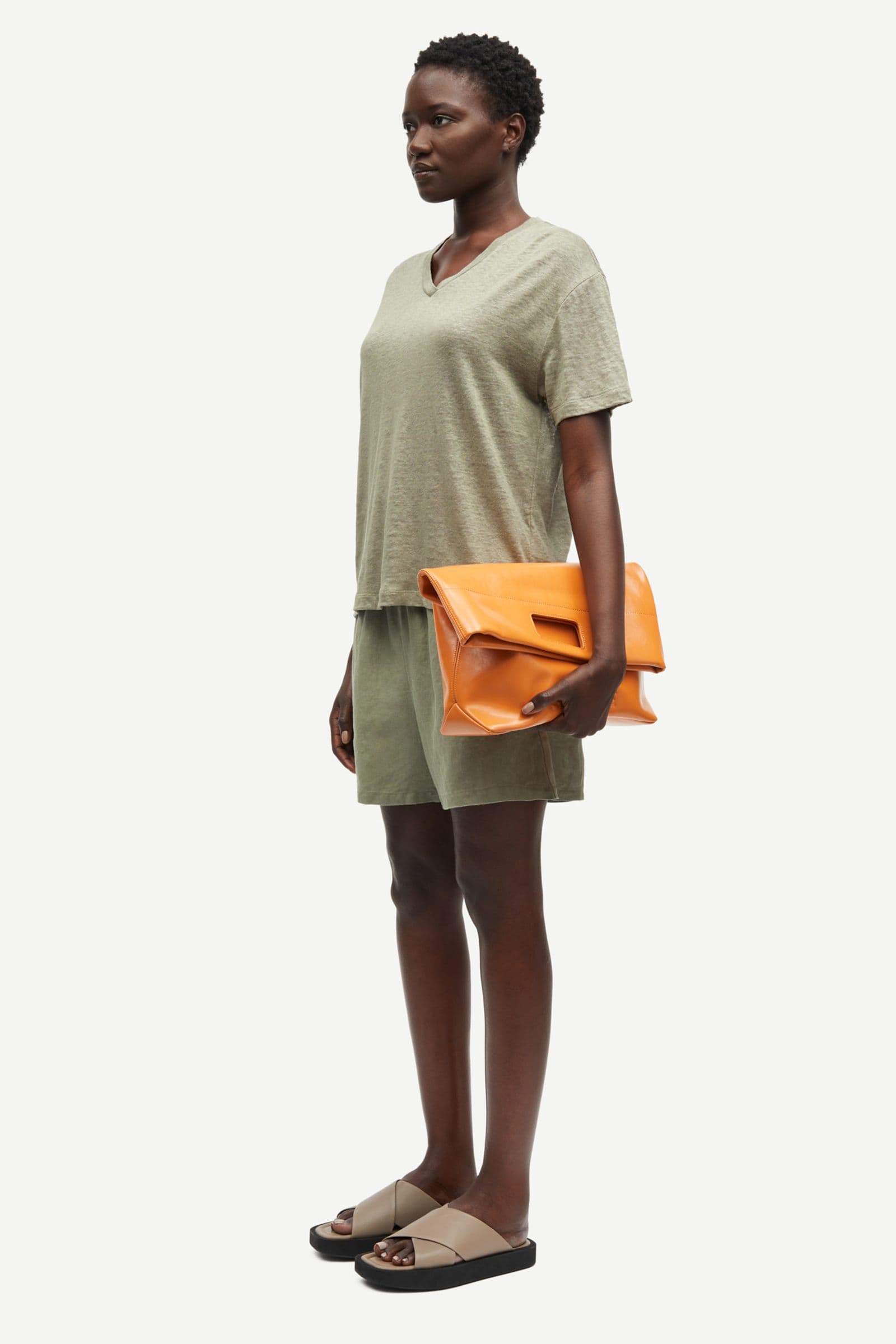 Maren string shorts 14329 Vetiver