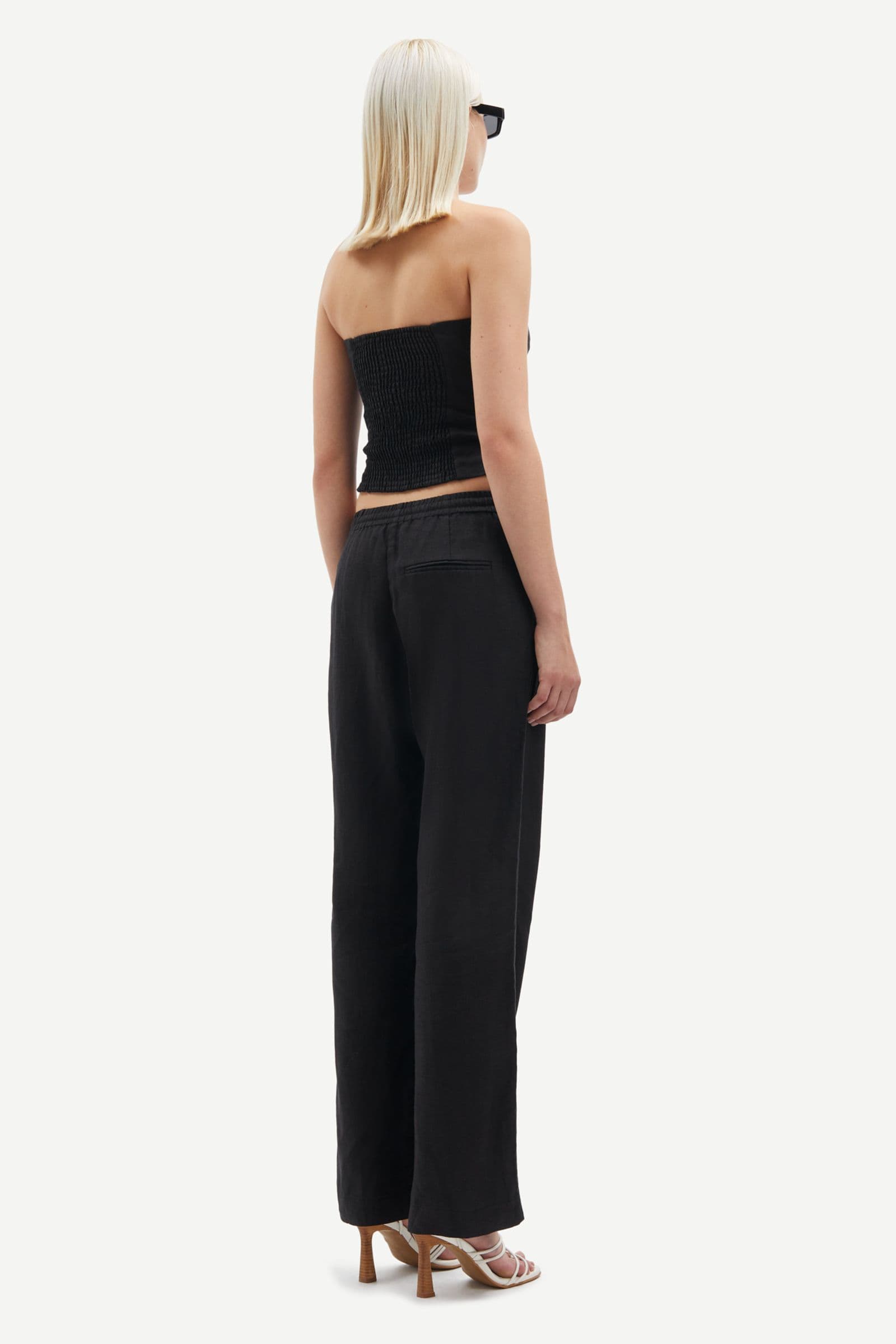 Hoys string trousers 14329 Black