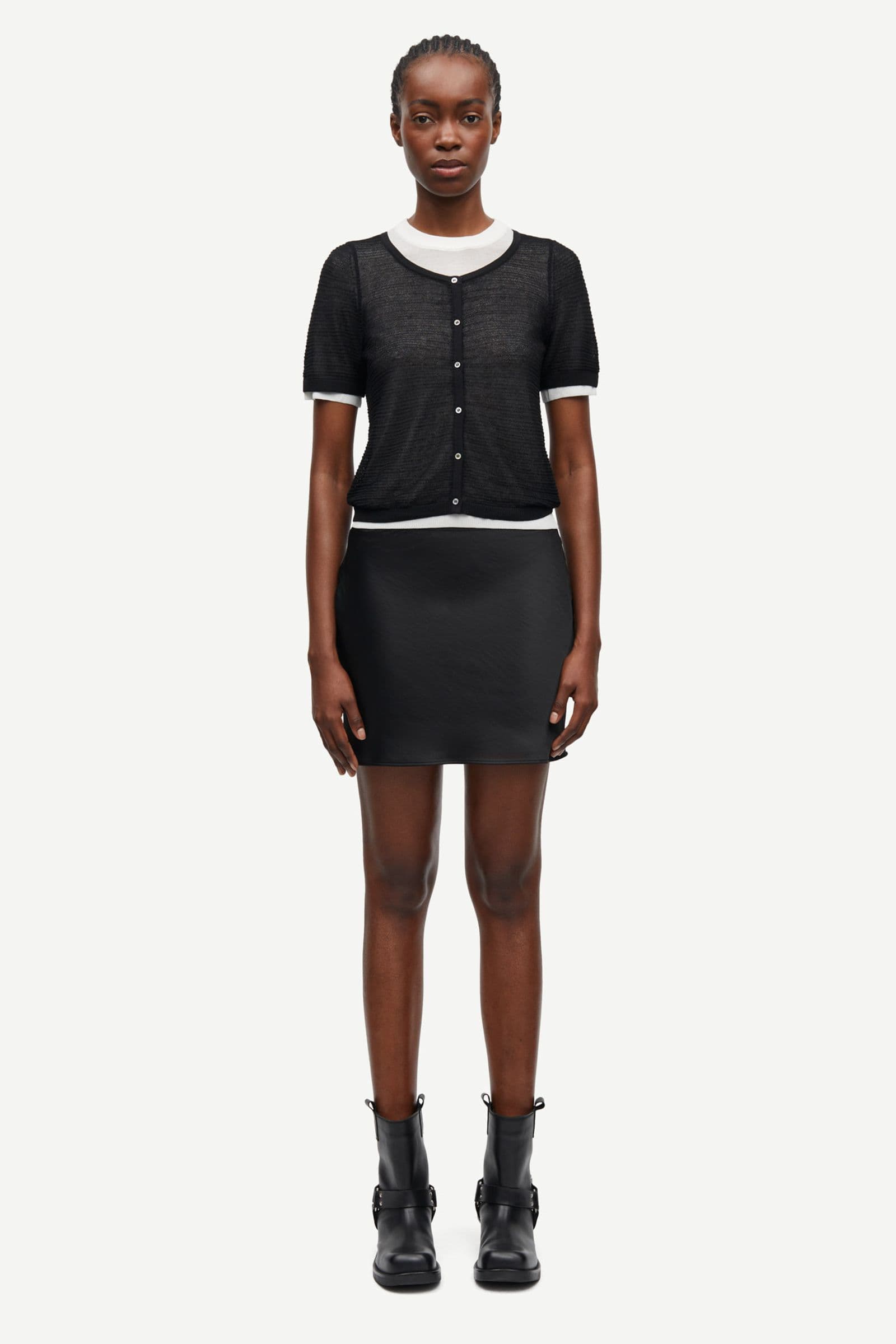 Saagneta short skirt 12956 Black