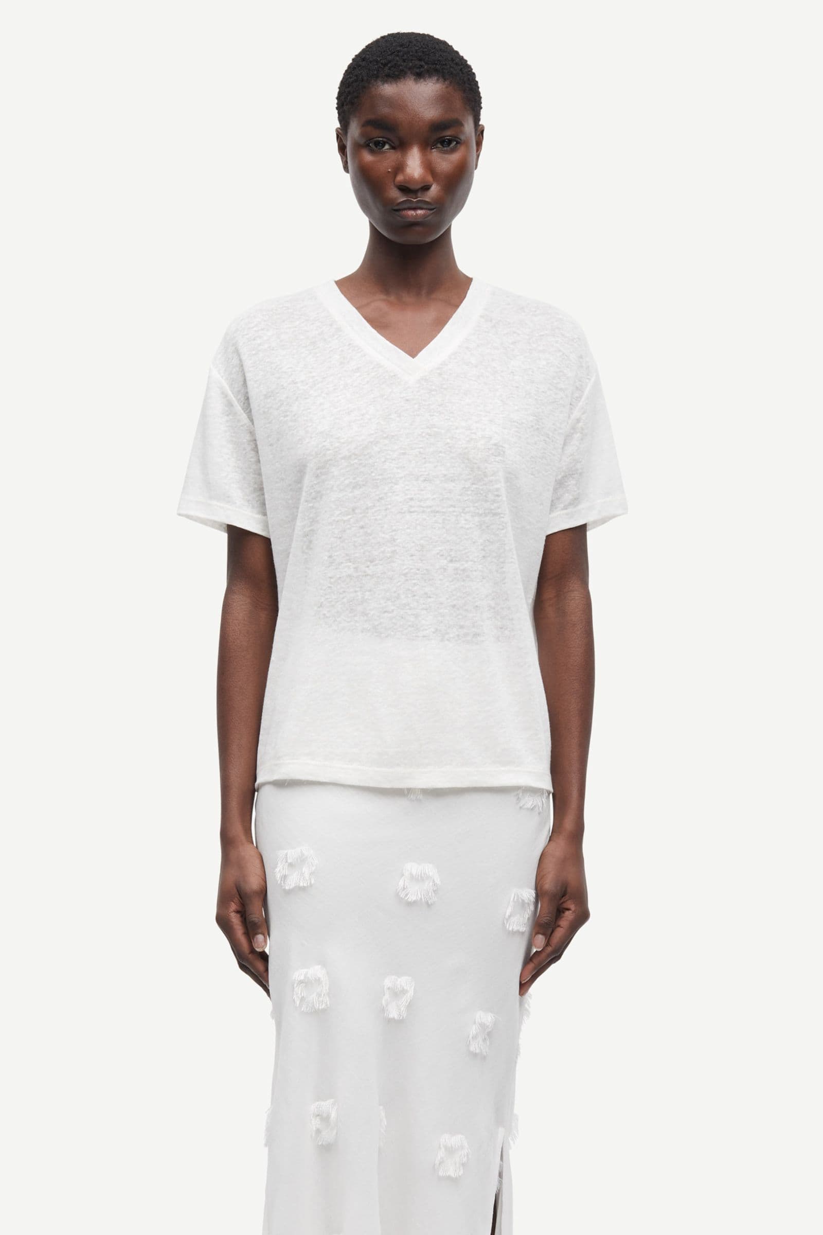 Saeli t-shirt 15202 Egret