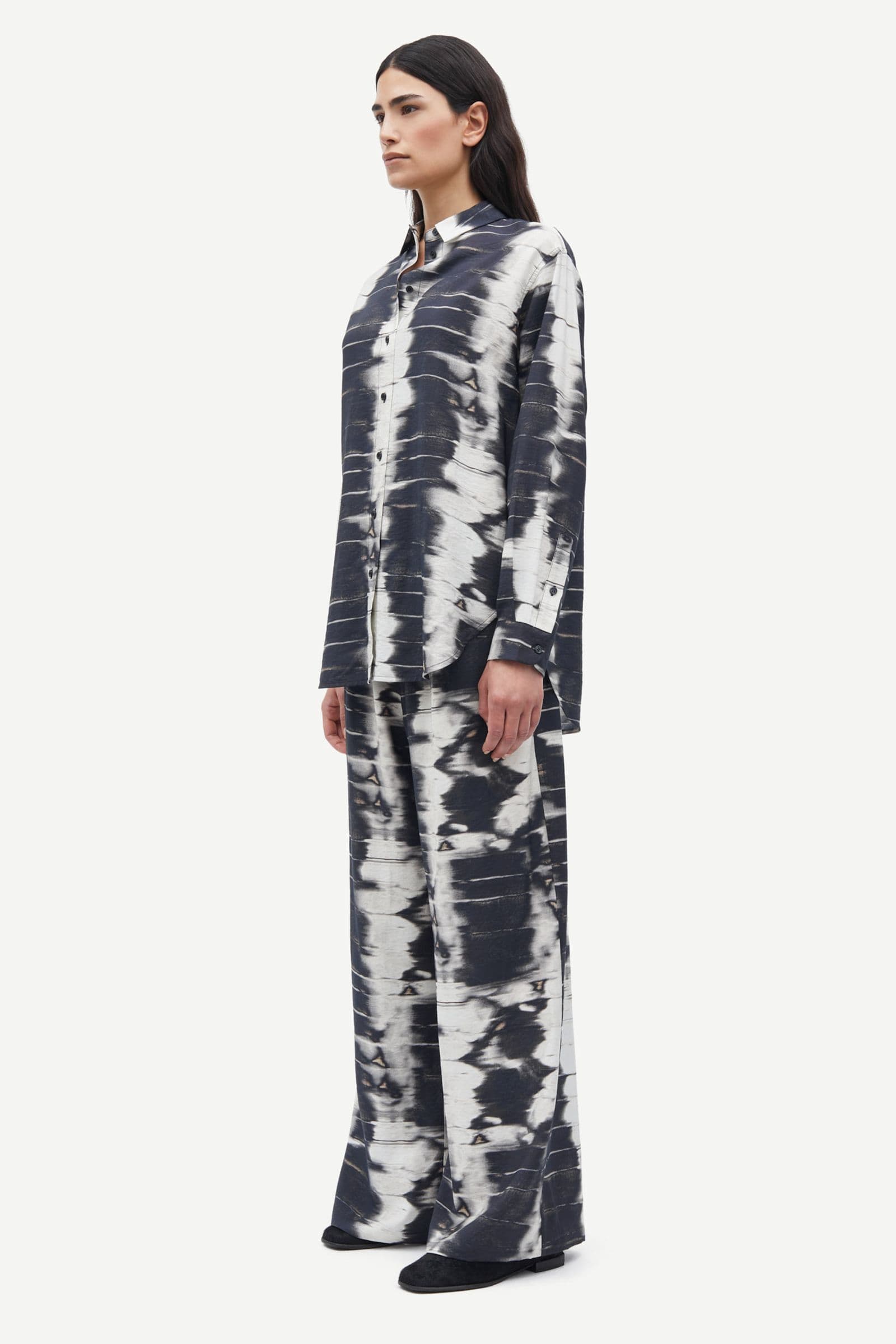 Sahelena trousers 14639 Windows Black