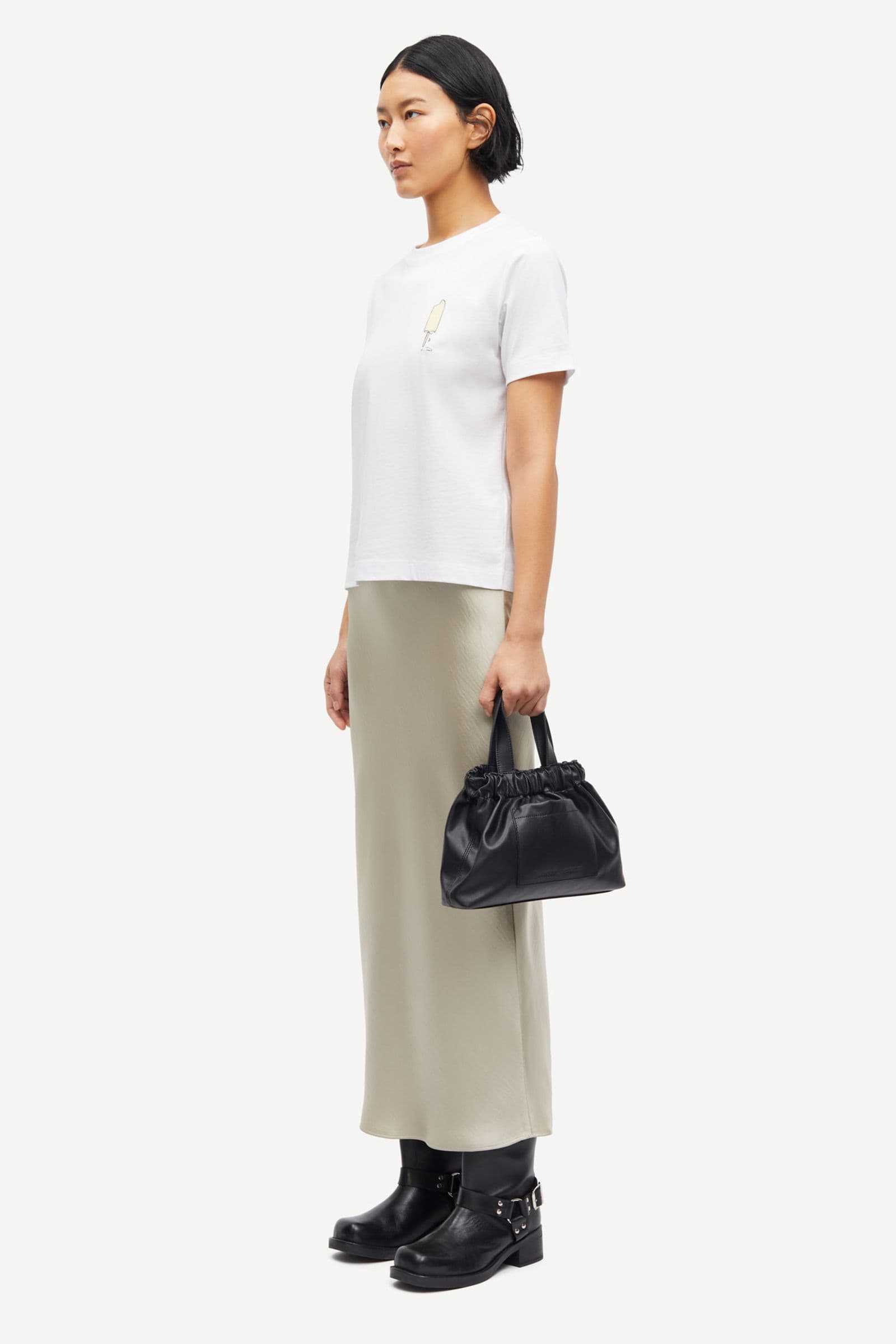 Saagneta long skirt 12956 Agate Gray