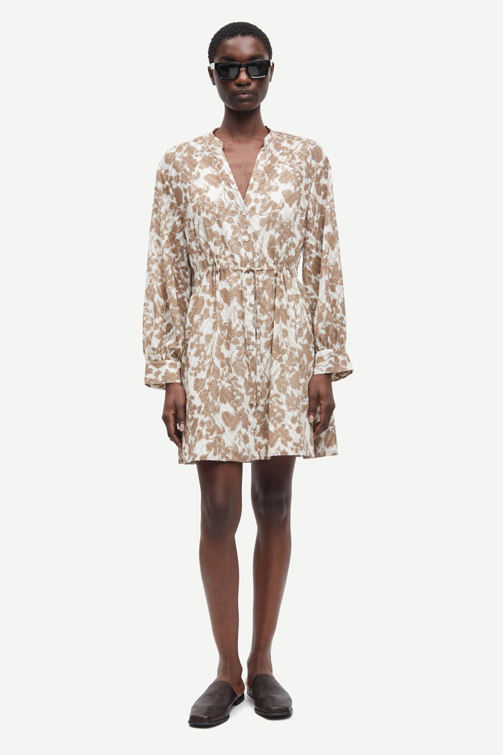 Saamelie dress 14573 Peony Blur Greige