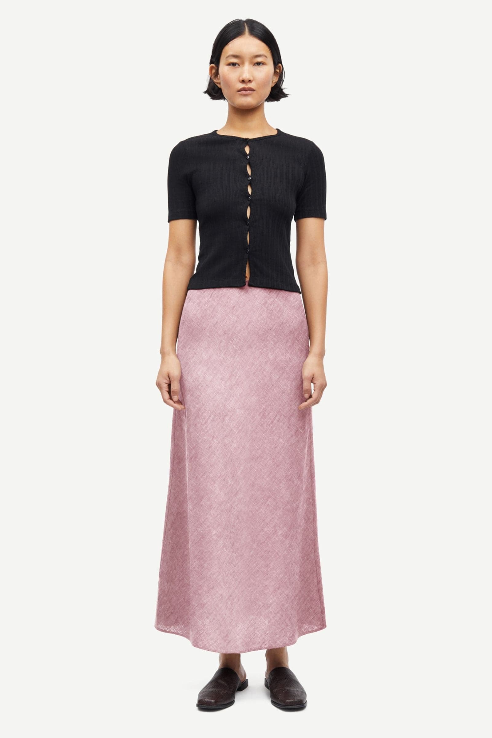 Saagneta long skirt 14329 Orchid Haze Mel.