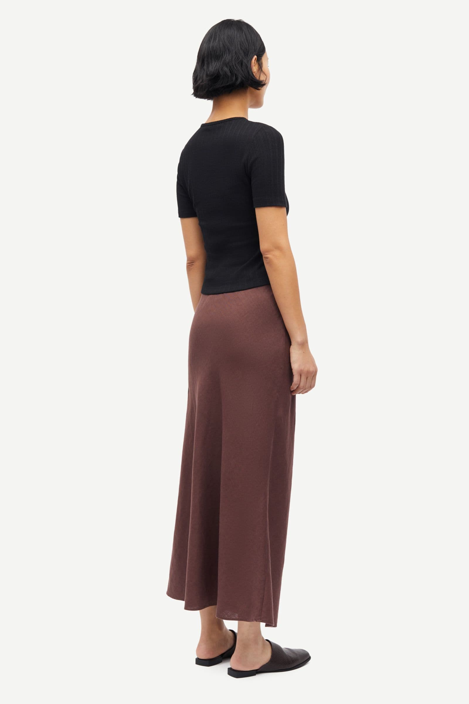 Saagneta long skirt 14329 French Roast