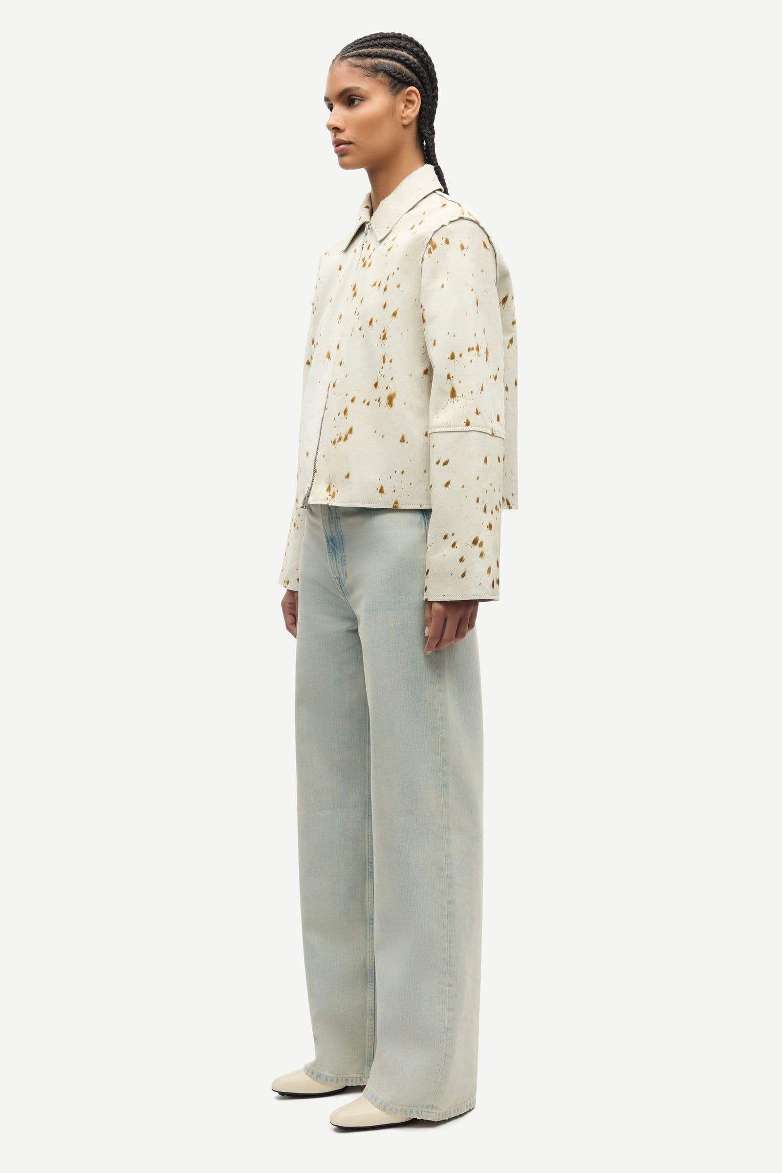 Salylo leather jacket 15374 Stray Dott