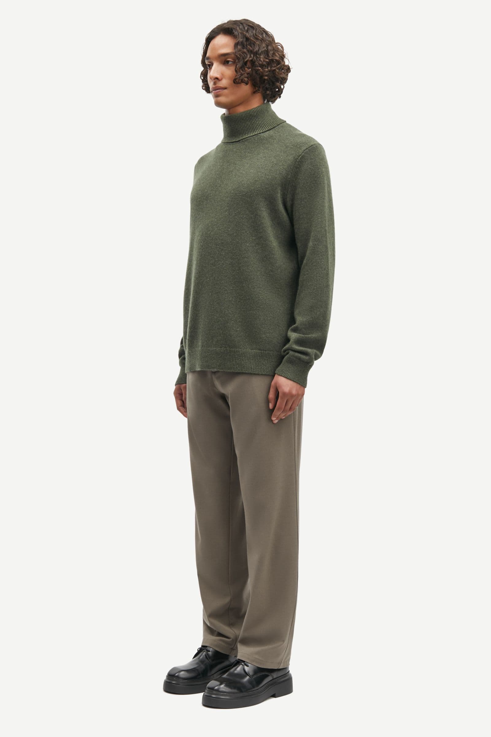 Isak Knit Turtleneck 15010 FOREST NIGHT