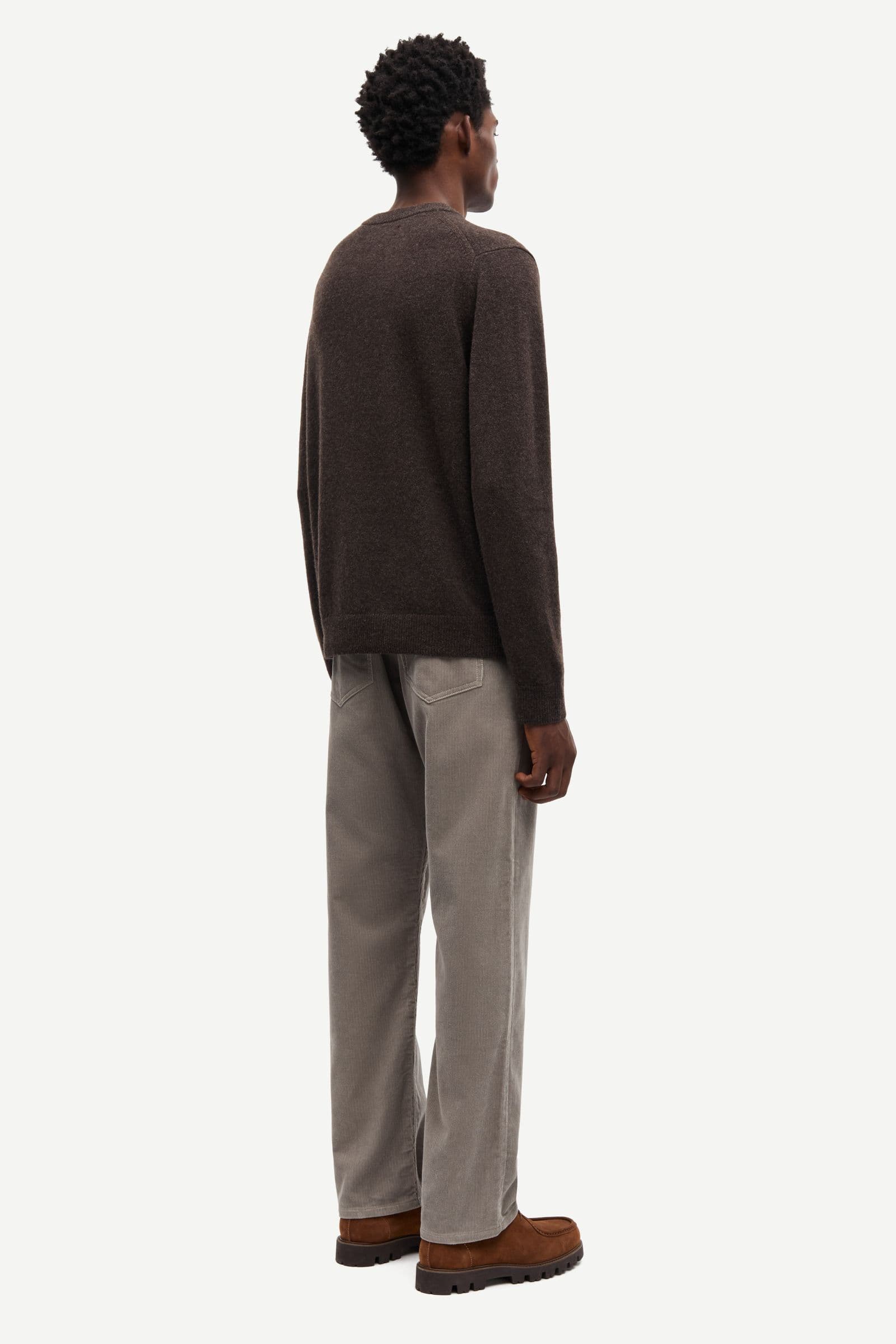Isak Knit Sweater 15010 Turkish Coffee