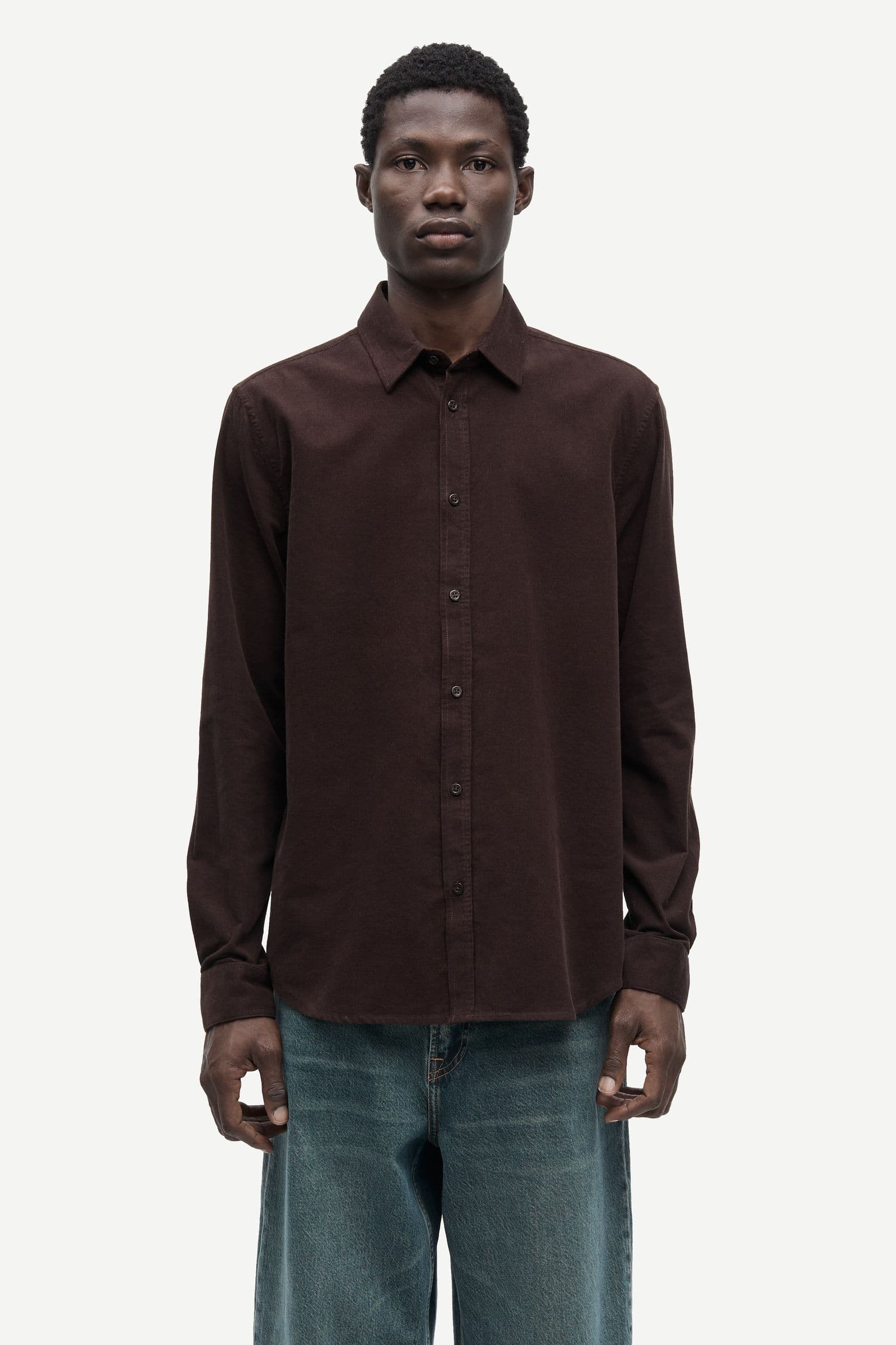 Saliam NX shirt 10504 Black Coffee