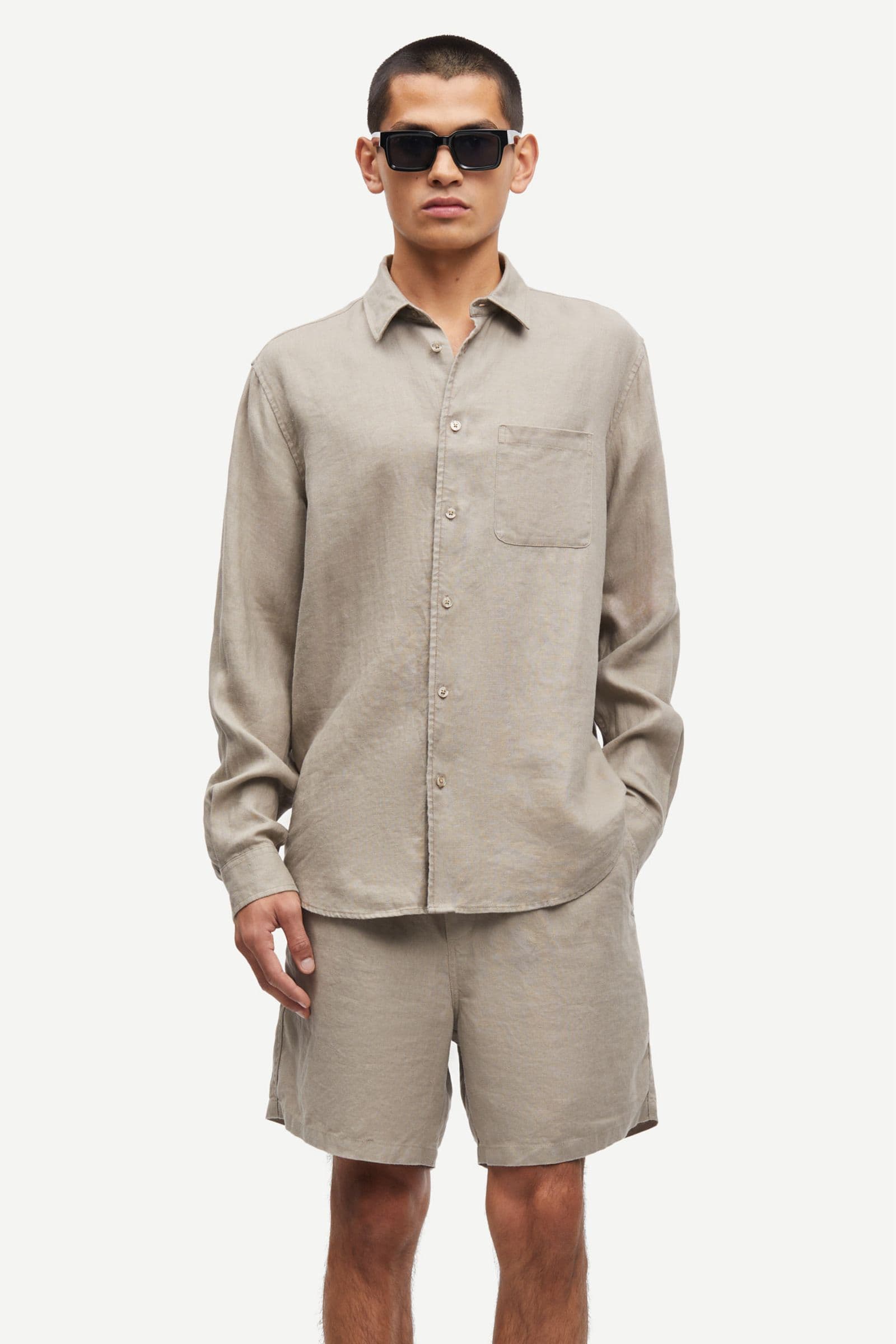 Liam NF shirt 14329 Greige