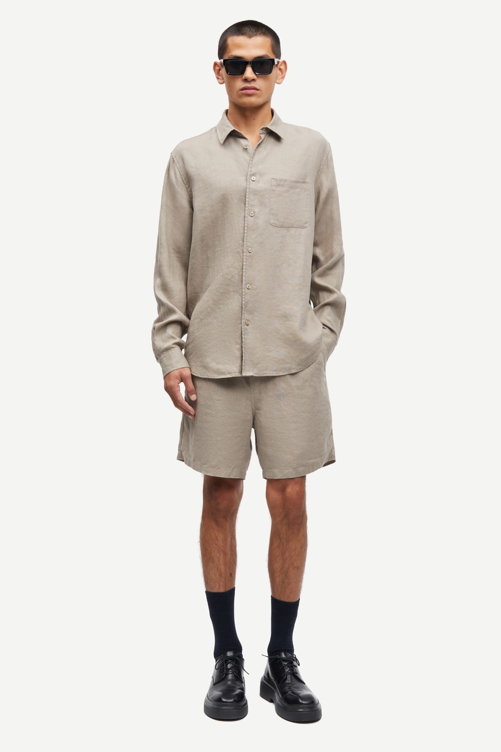 Liam NF shirt 14329 Greige