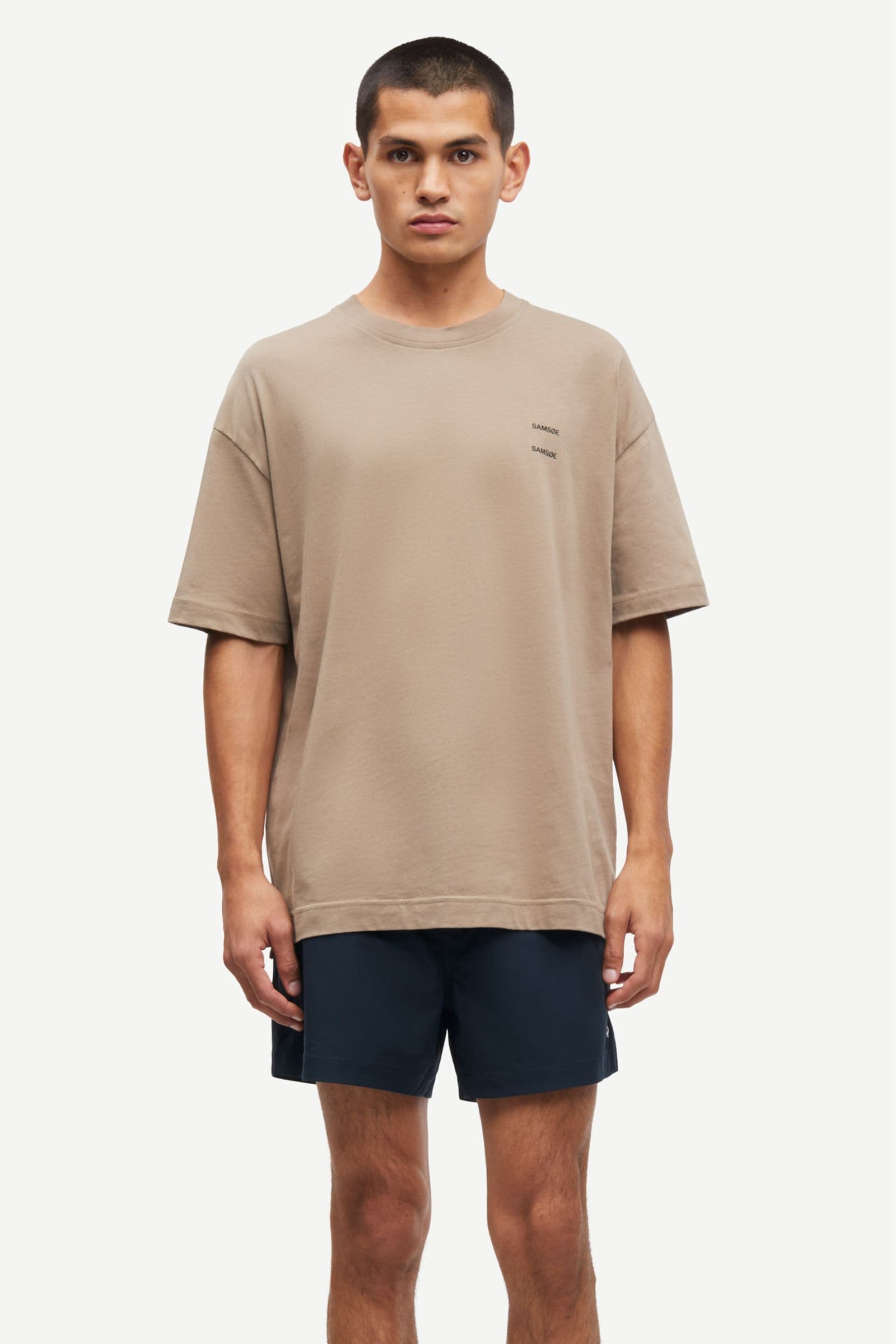 Joel t-shirt 11415 Greige
