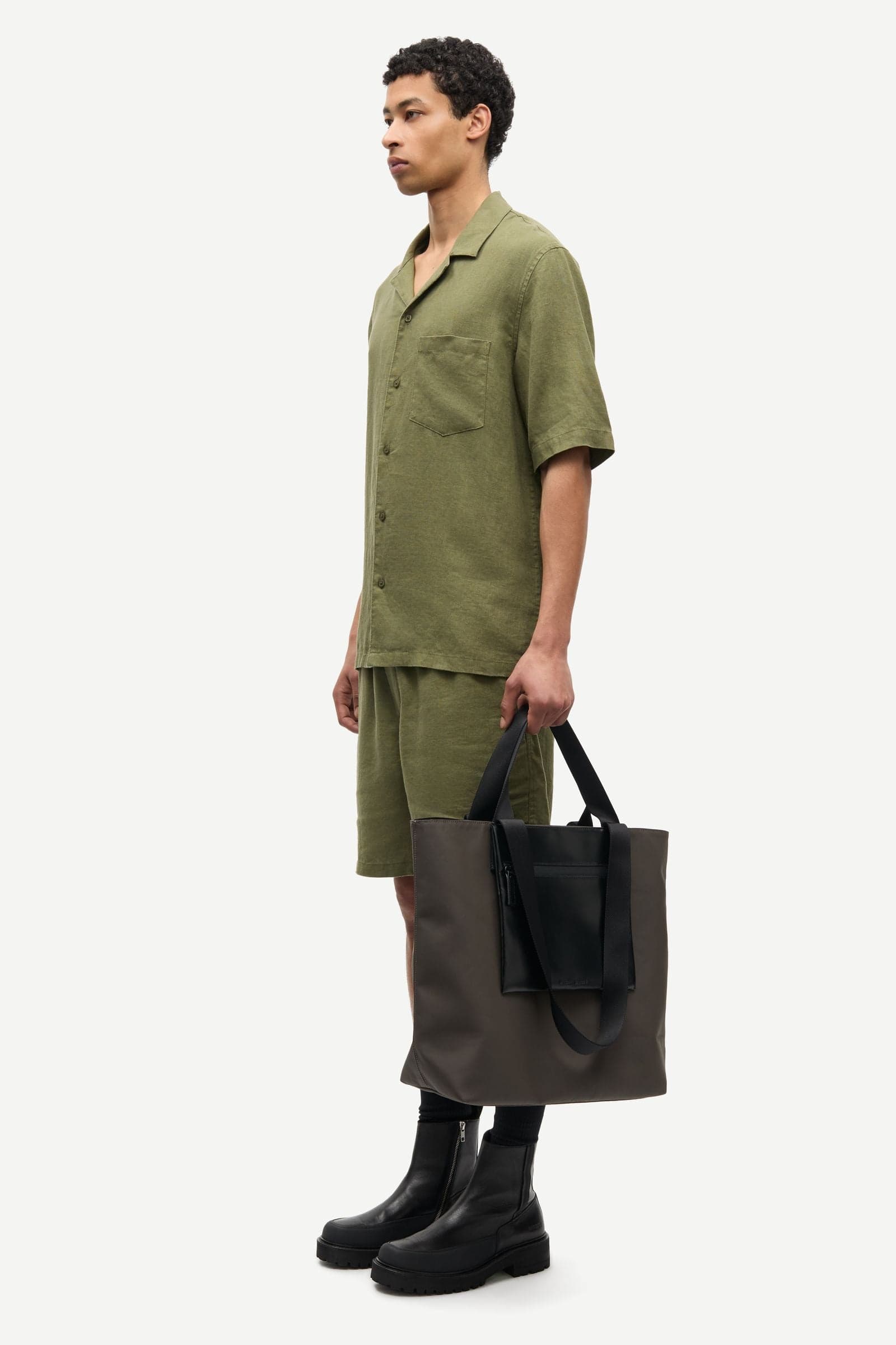 Oscar AP shirt 14329 Burnt Olive