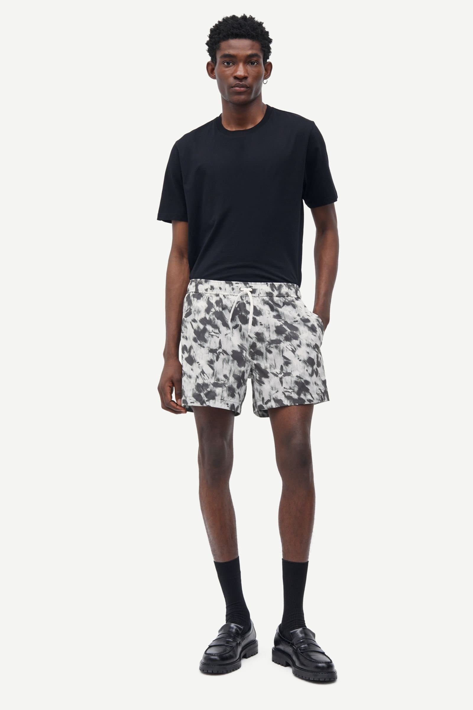 Moses swim shorts aop 14702 Blurred Flower Beluga