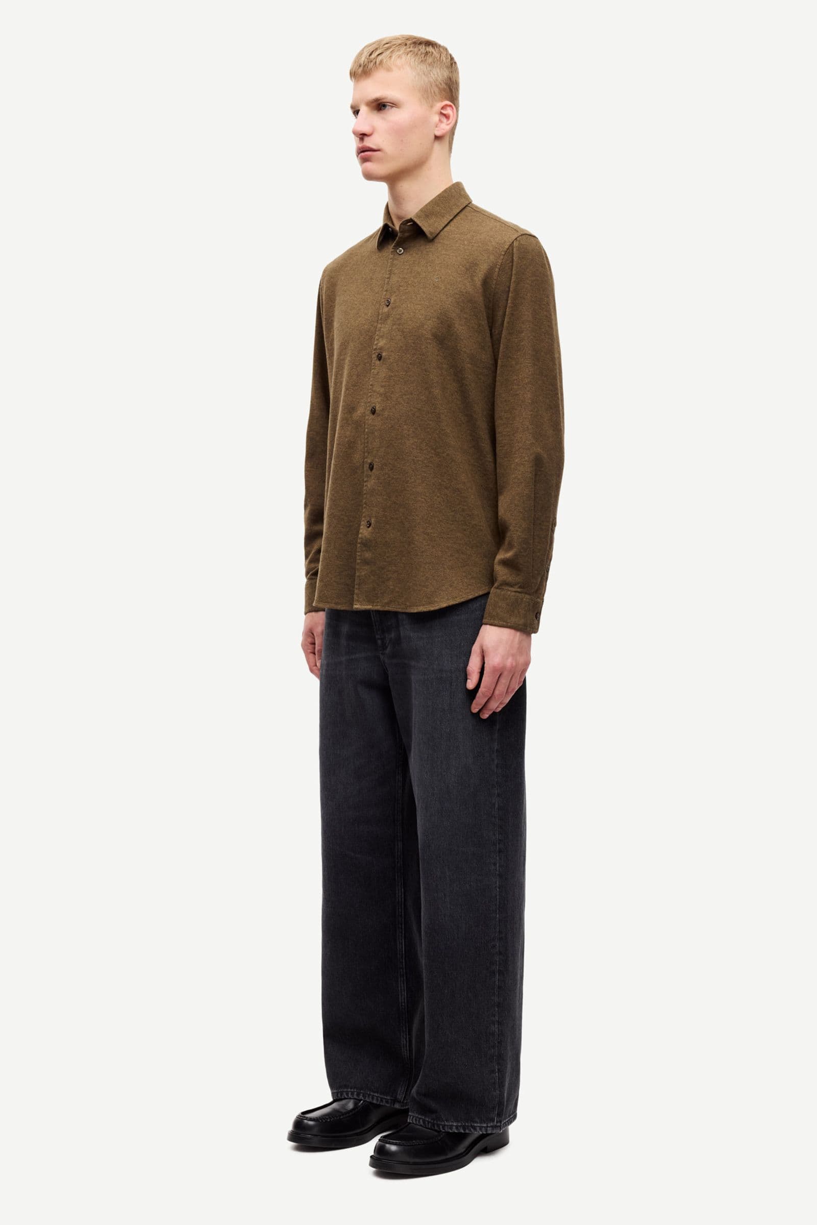 Liam NX shirt 14039 Turkish Coffee