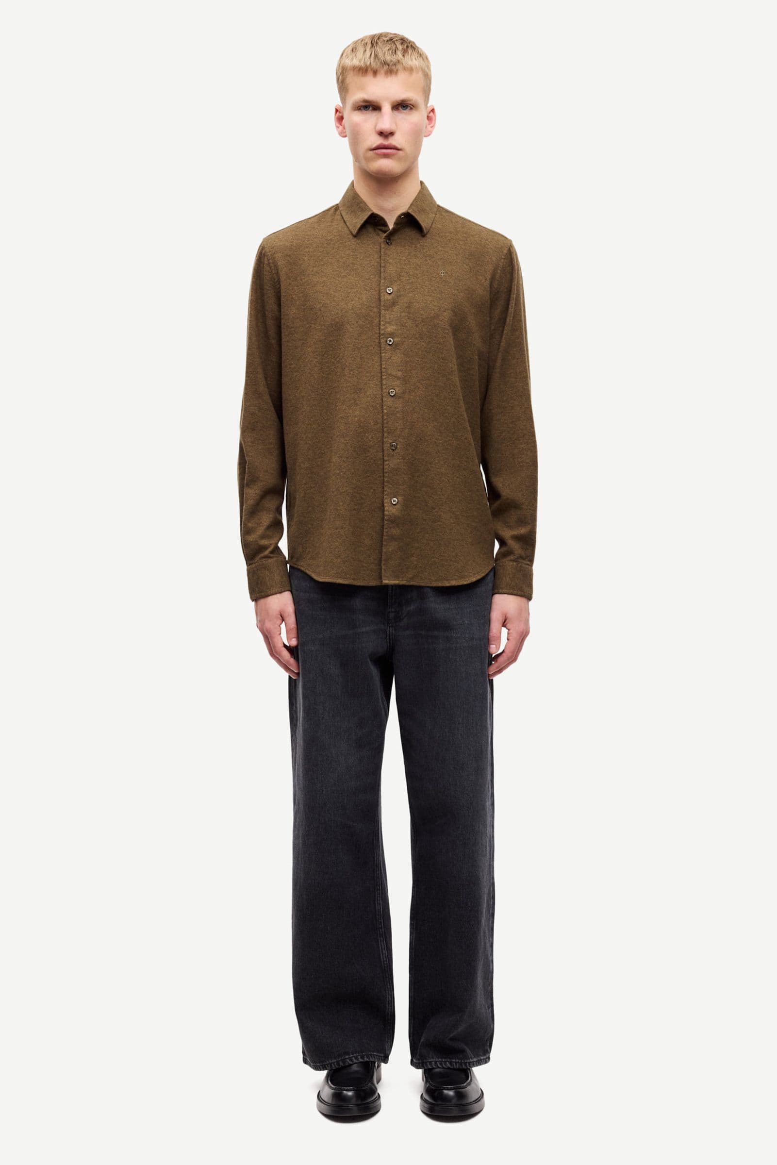 Liam NX shirt 14039 Turkish Coffee