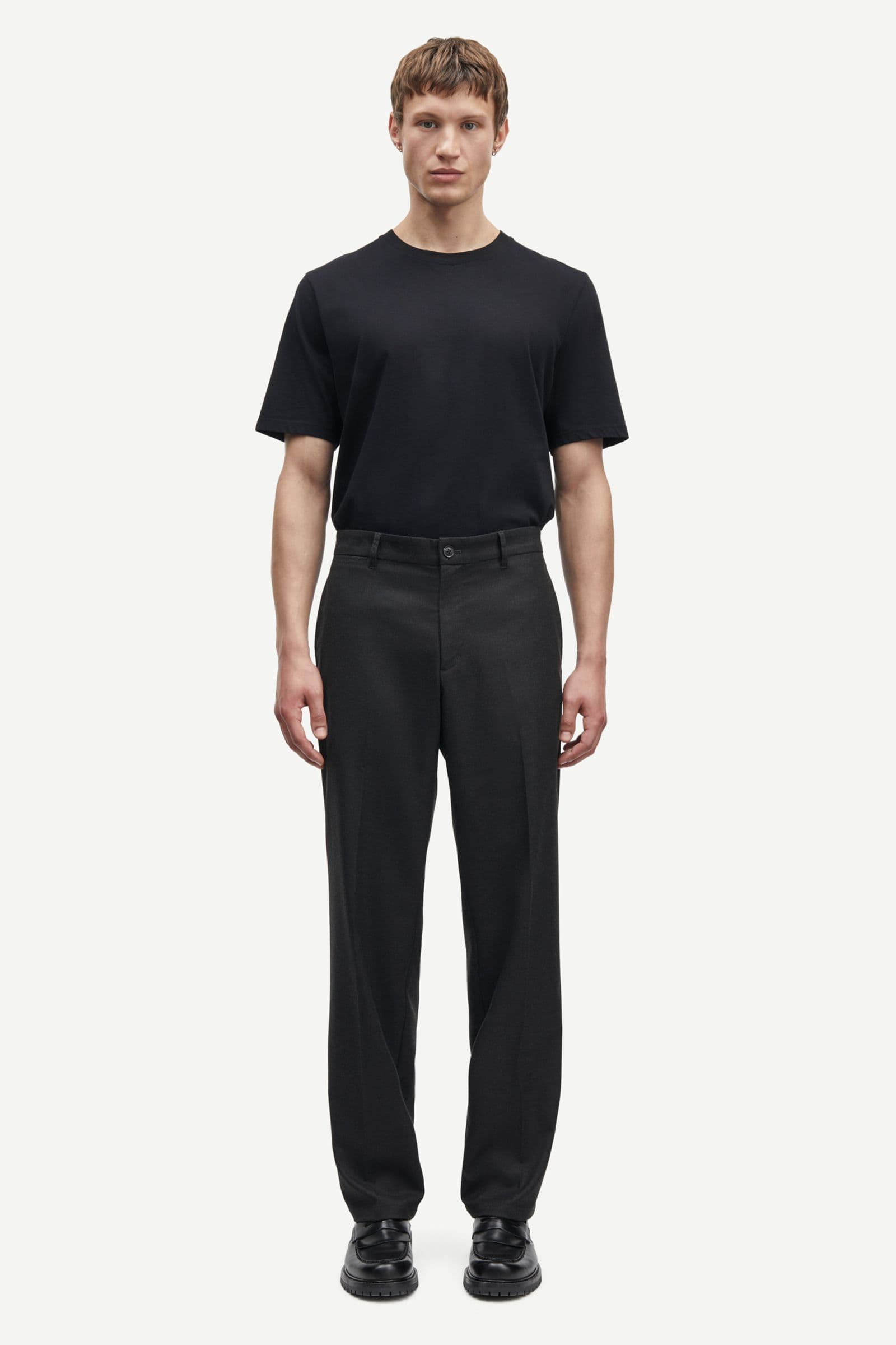 Johnny trousers 14930 Dark Grey Mel.