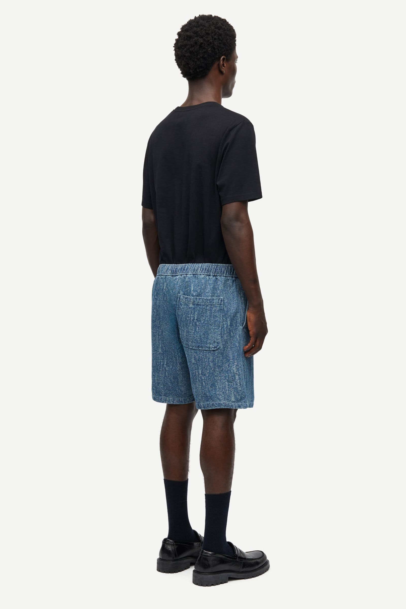 Sajabari shorts 15240 Washed denim