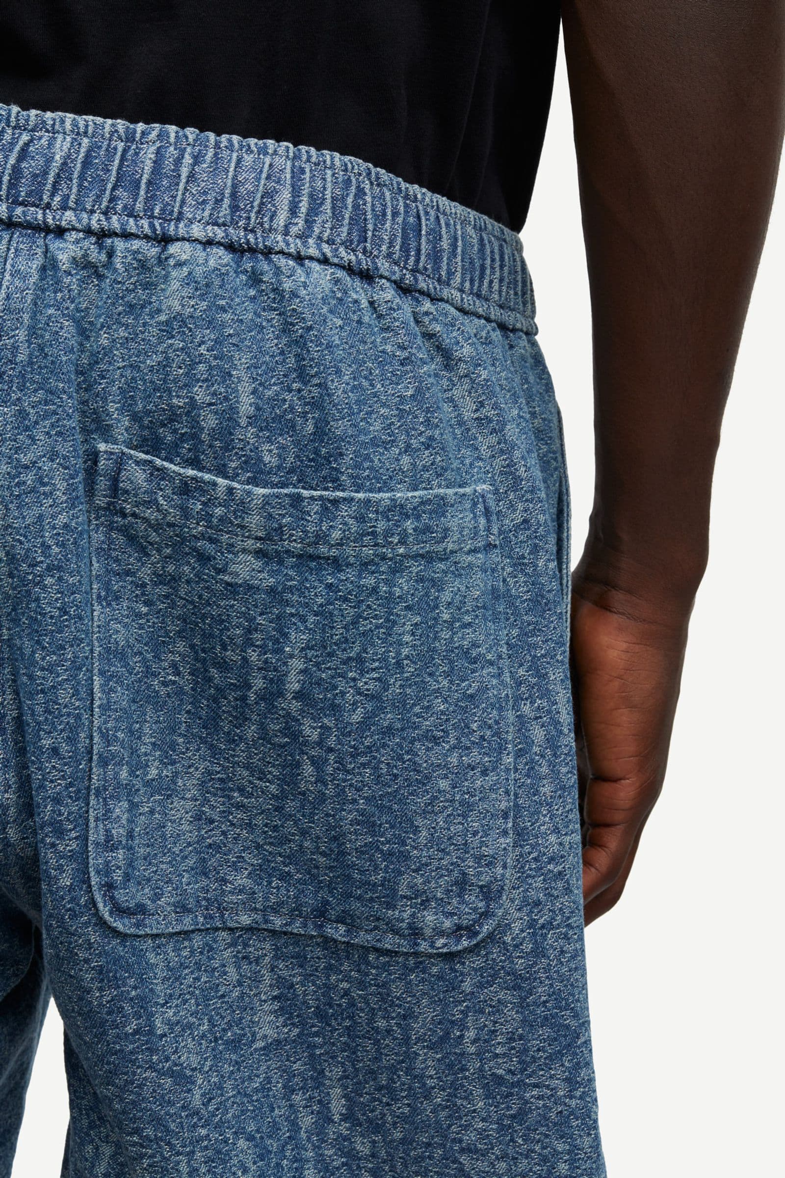 Sajabari shorts 15240 Washed denim