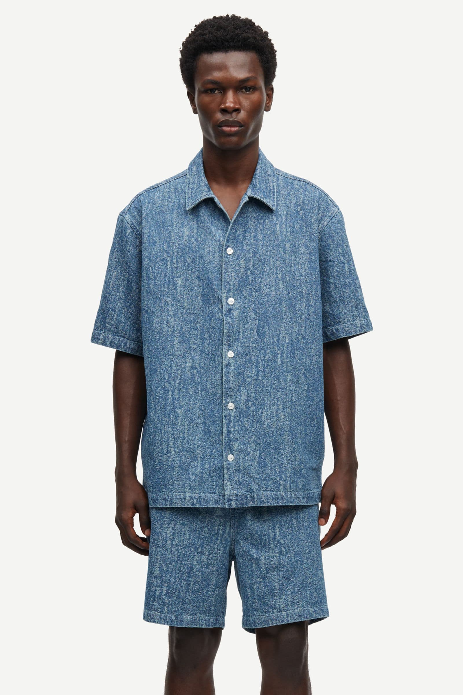 Saayo X shirt 15240 Washed denim