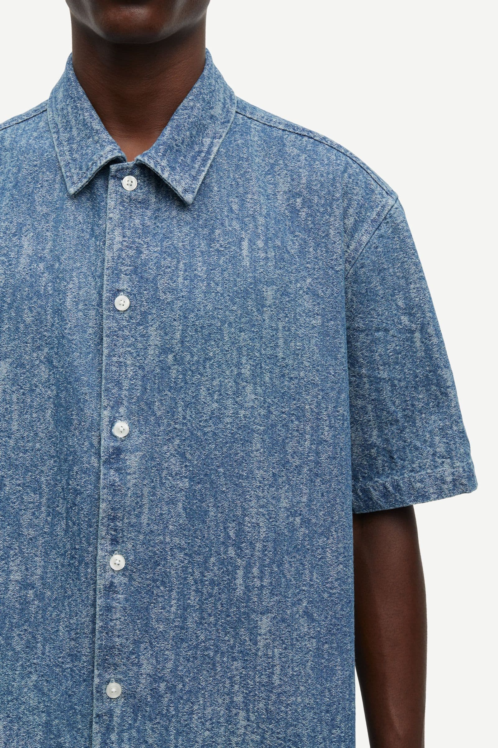 Saayo X shirt 15240 Washed denim