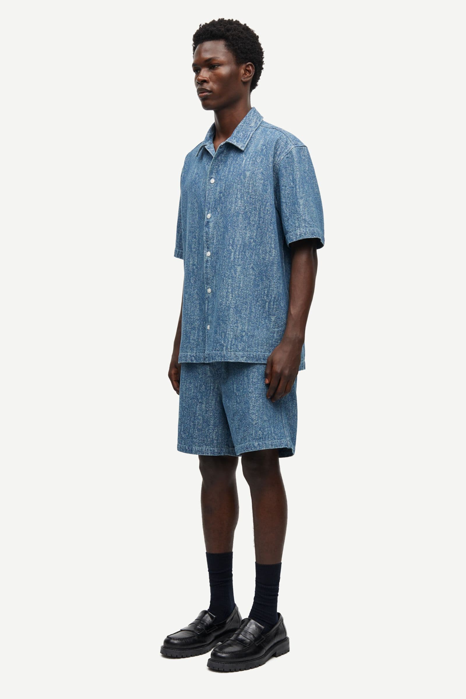 Saayo X shirt 15240 Washed denim
