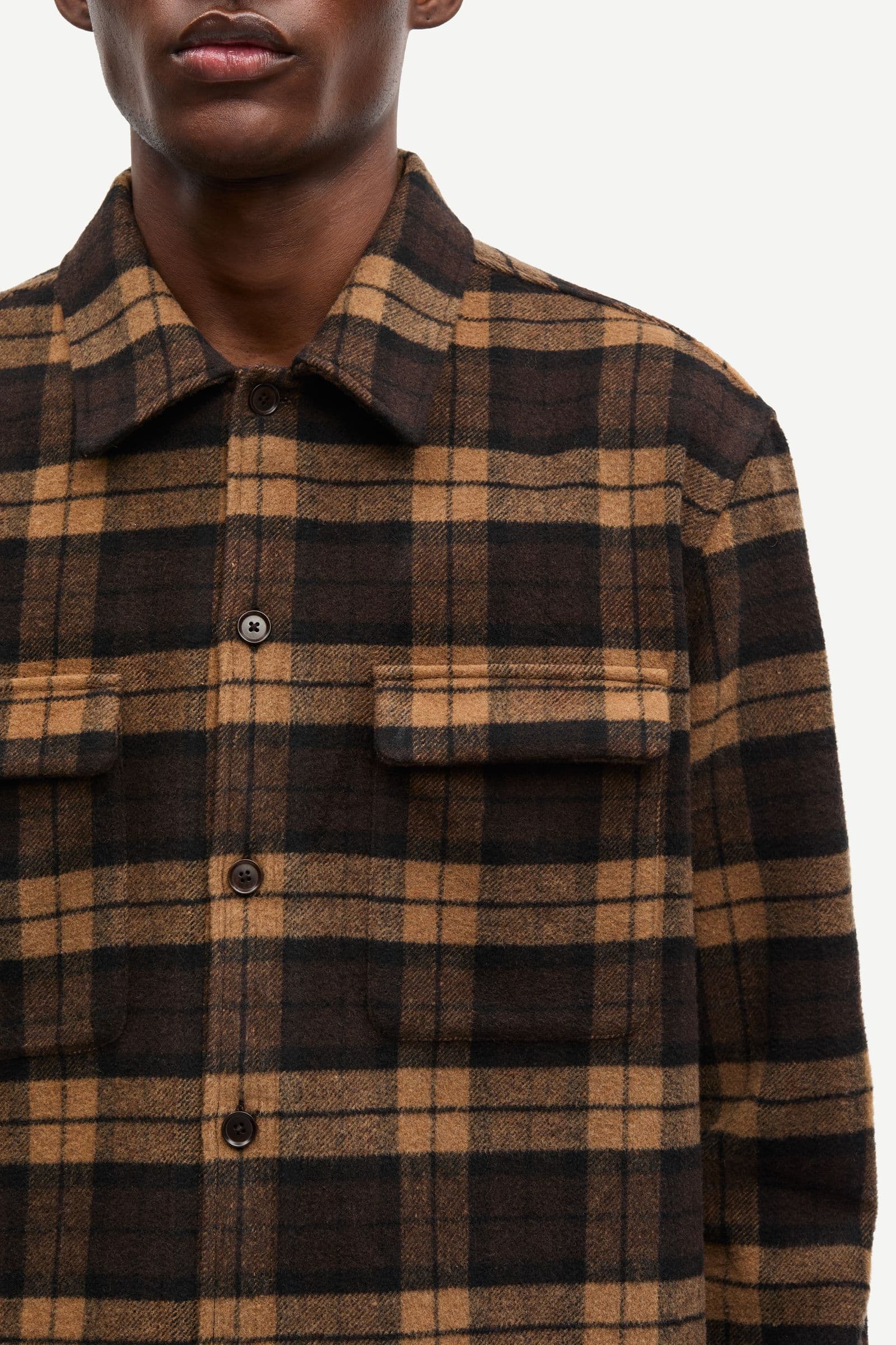 Sacastor X H overshirt 14089 Turkish coffee ch.