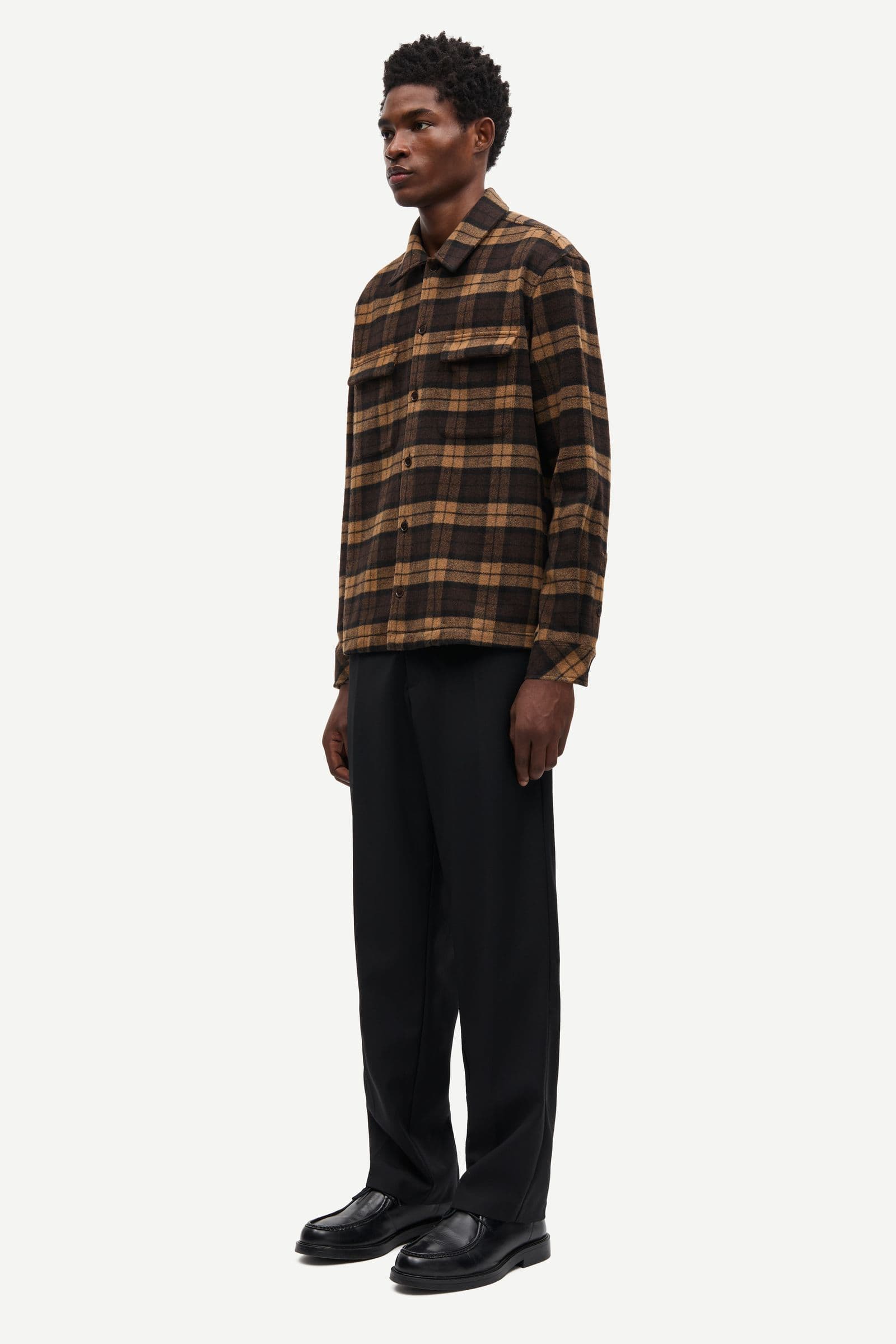 Sacastor X H overshirt 14089 Turkish coffee ch.
