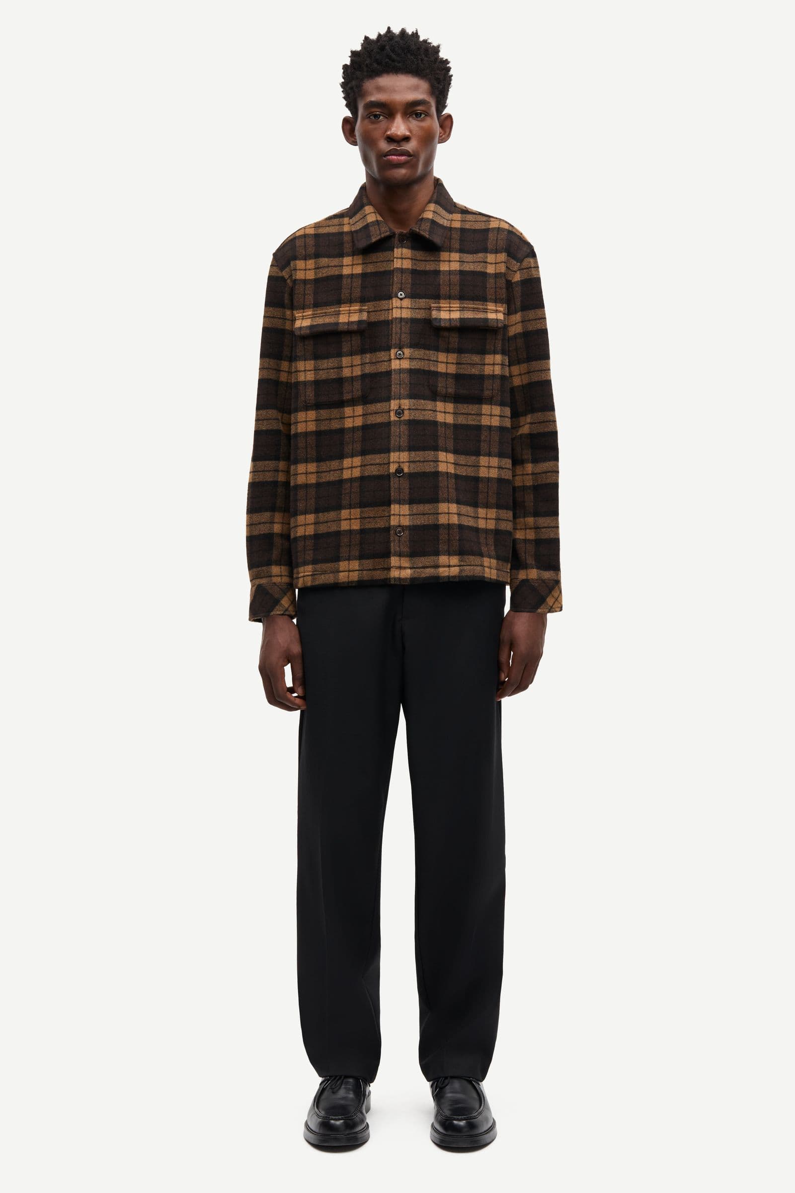 Sacastor X H overshirt 14089 Turkish coffee ch.