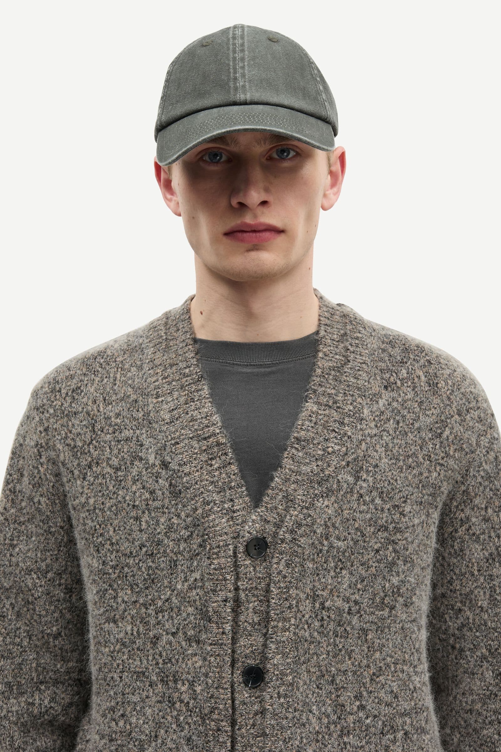 Samsoe cap back logo 14663 Dark Evergreen