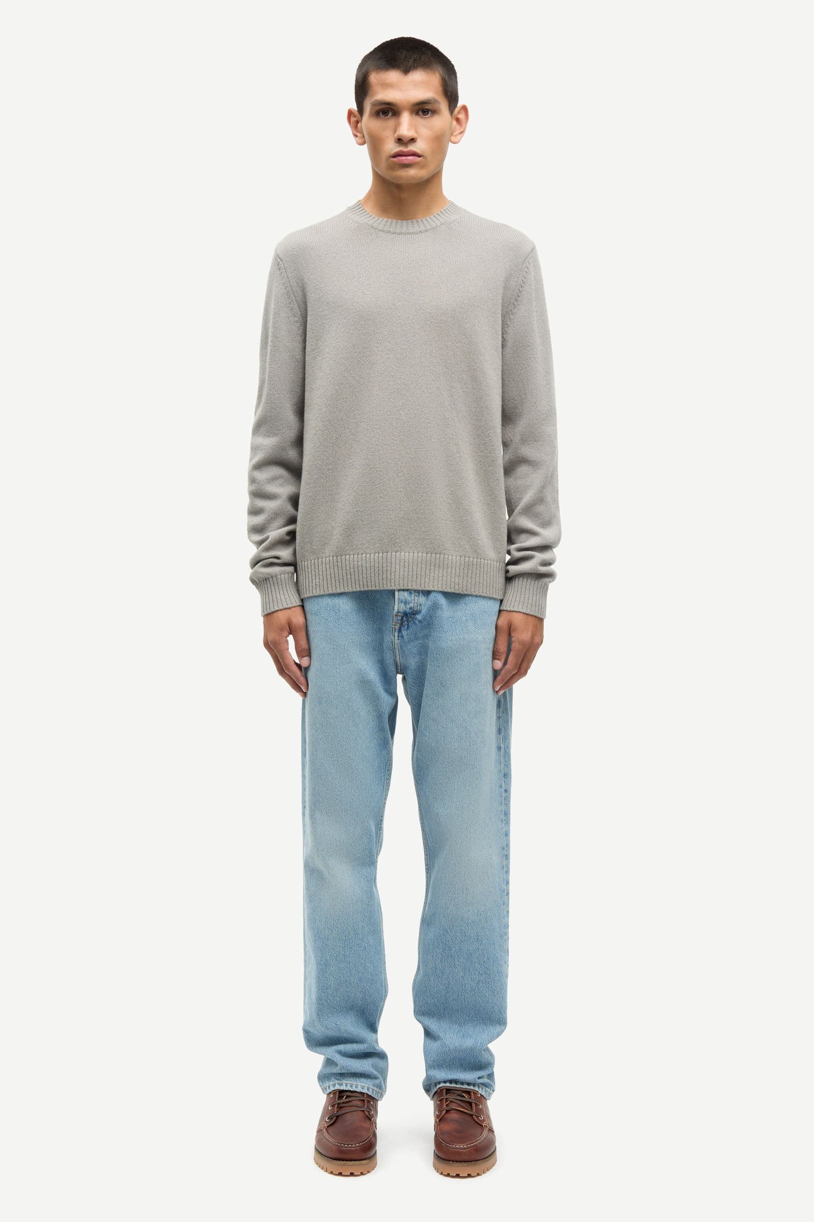 Sylli crew neck 132 Elephant Skin